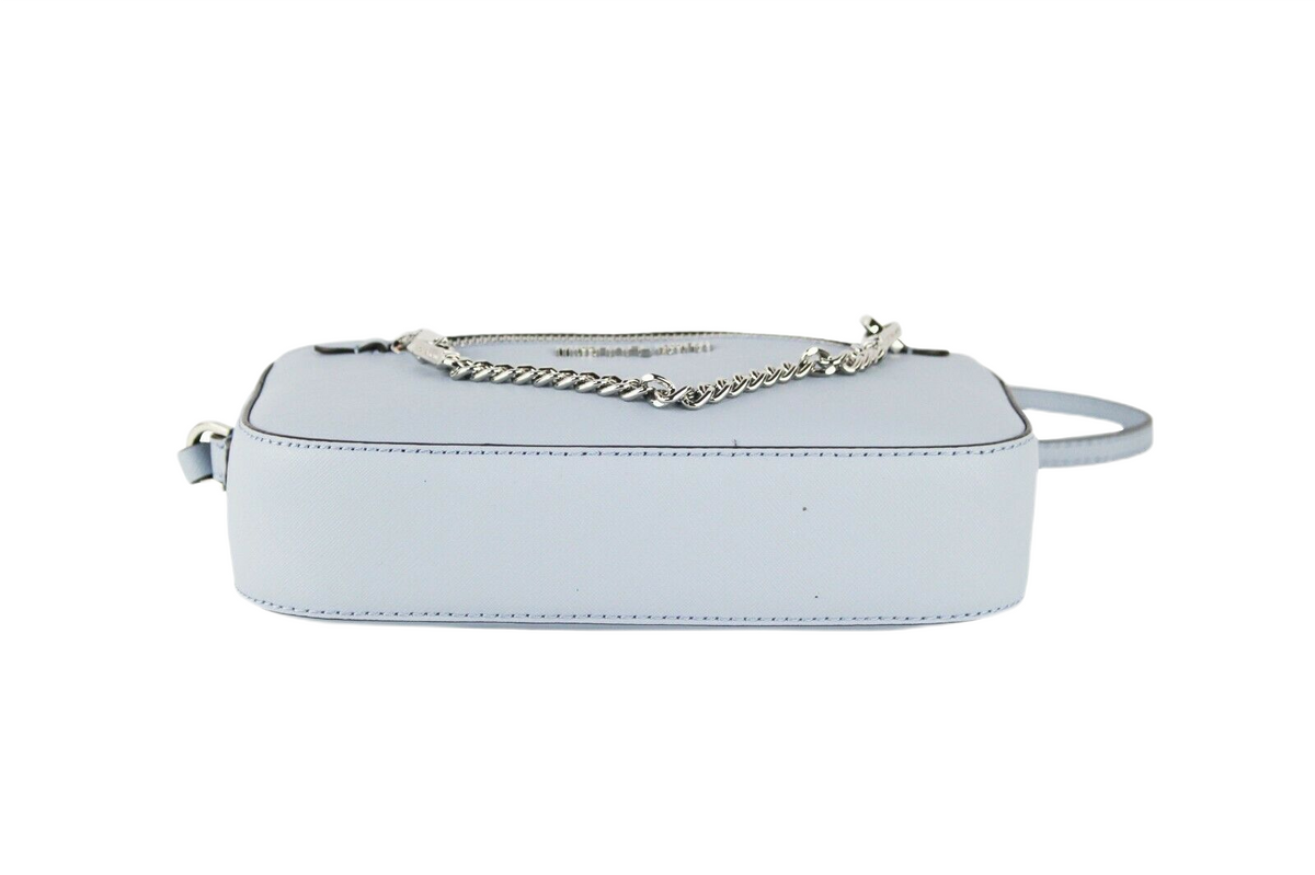 MICHAEL KORS Jet Set Zip Chain Large Saffiano Leather Crossbody Bag