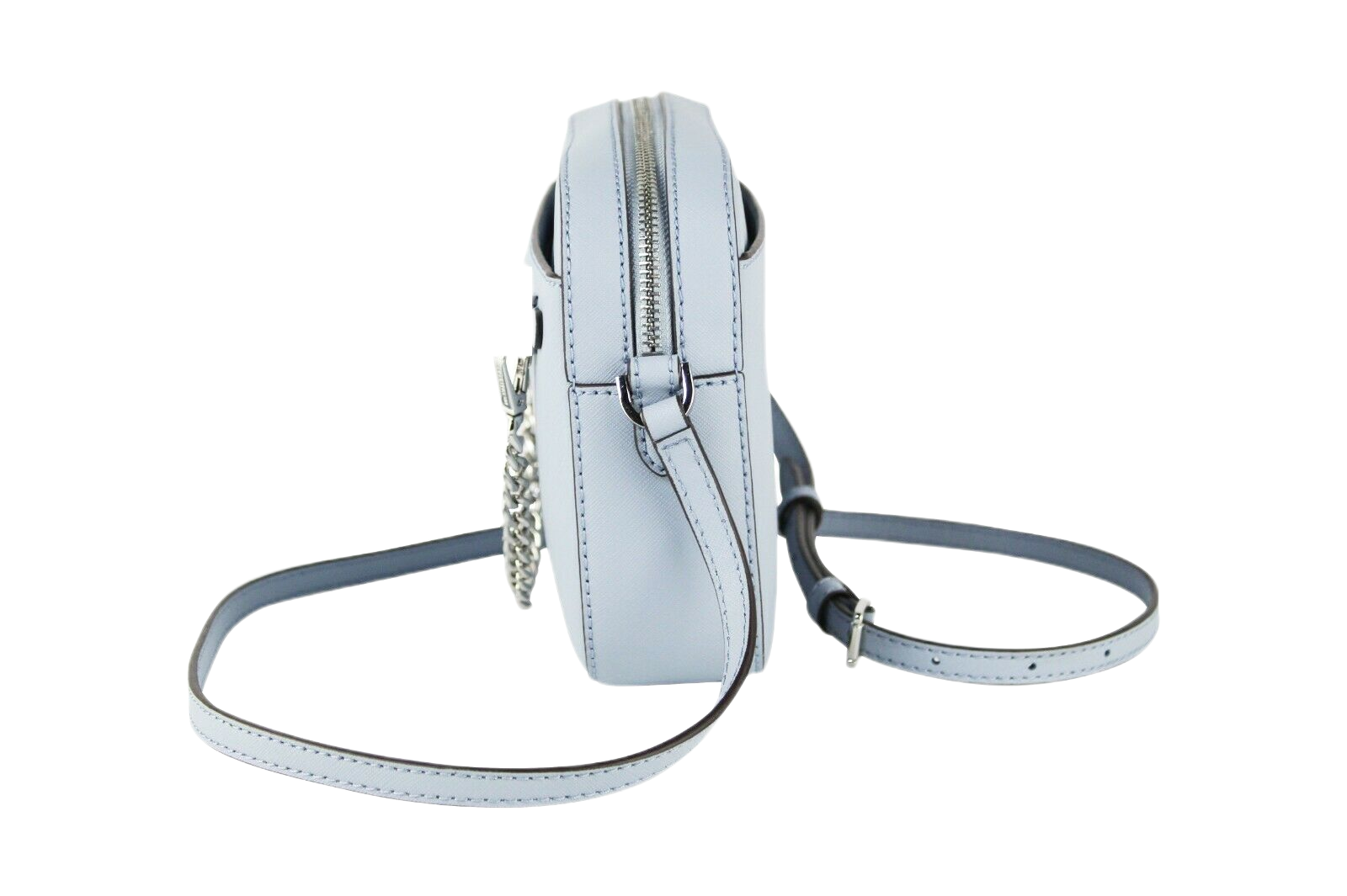 MICHAEL KORS Jet Set Zip Chain Large Saffiano Leather Crossbody Bag
