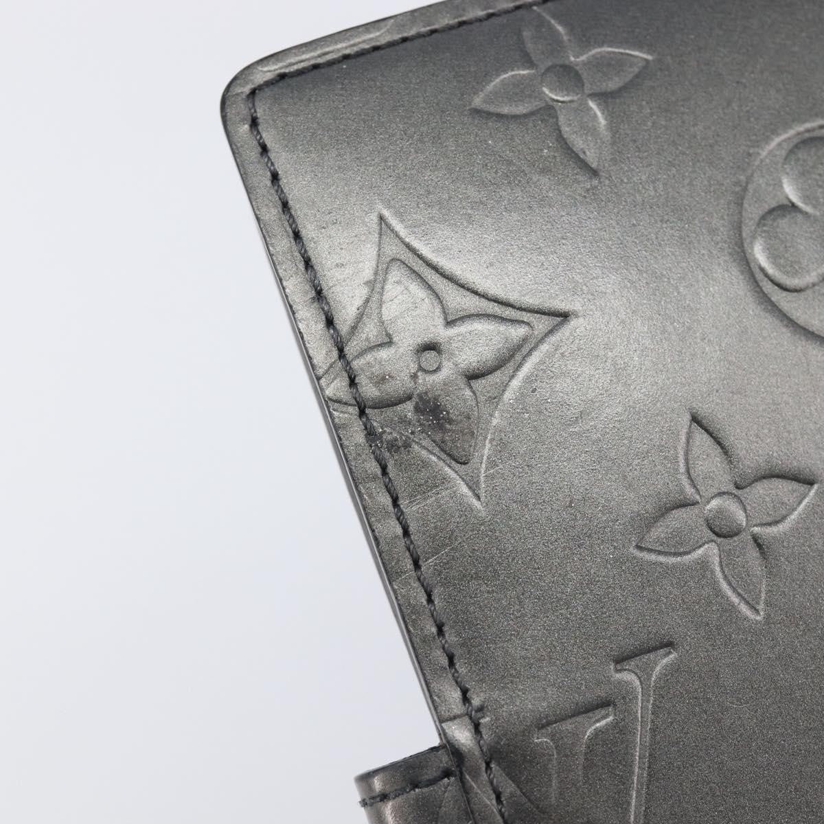 Louis Vuitton Agenda Cover Patent Leather Black Canvas Wallets Accessory (Pre-Owned)