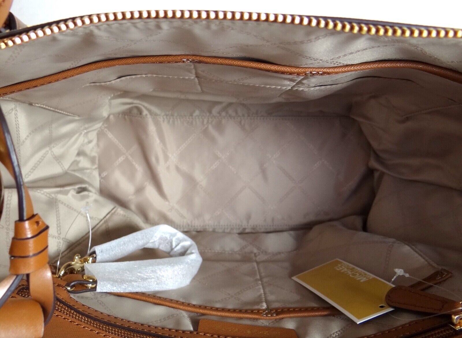Michael Kors Women's Sullivan Large Top Zip Leather Tote Bag