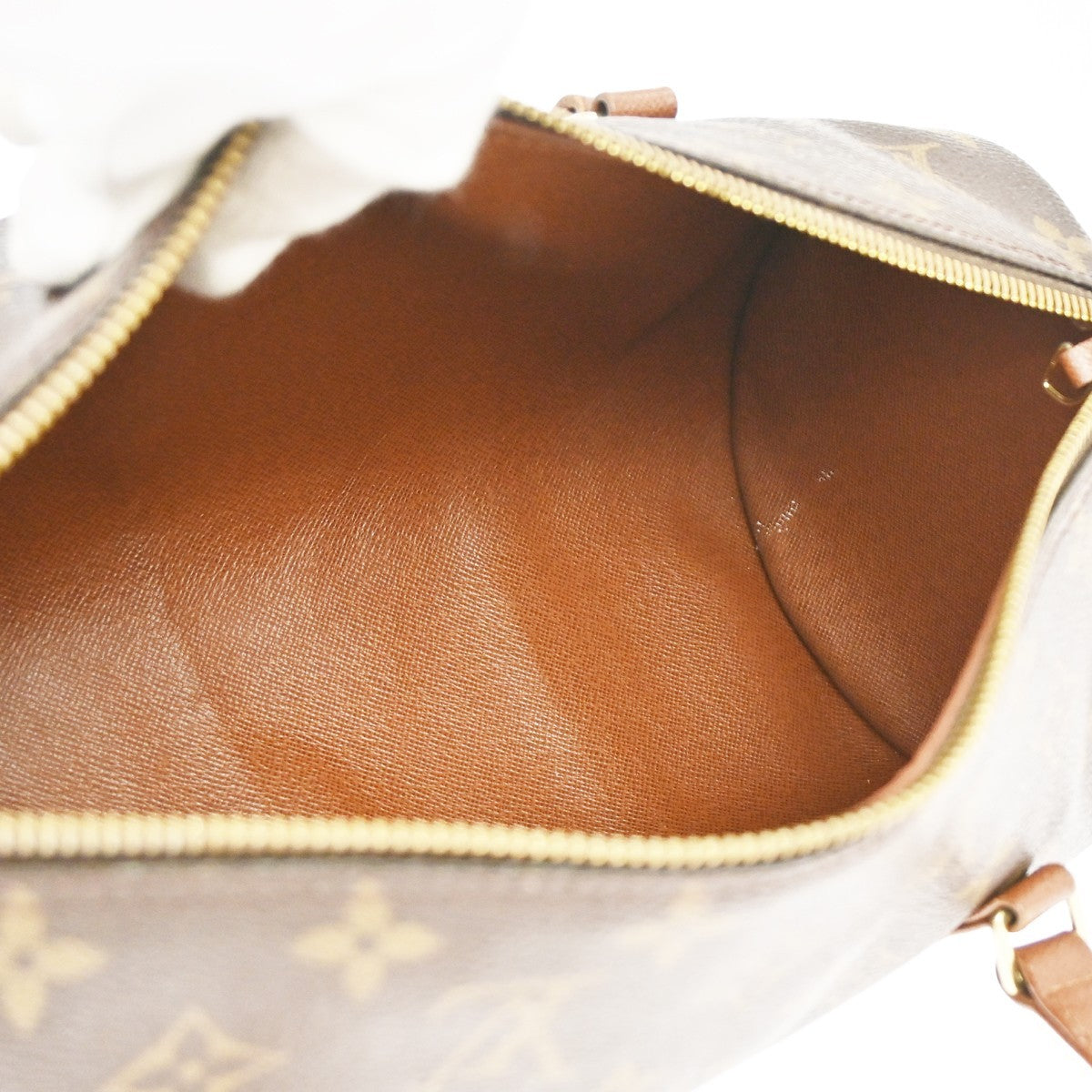 Louis Vuitton Papillon Monogram Canvas Brown Canvas Handbag (Pre-Owned)