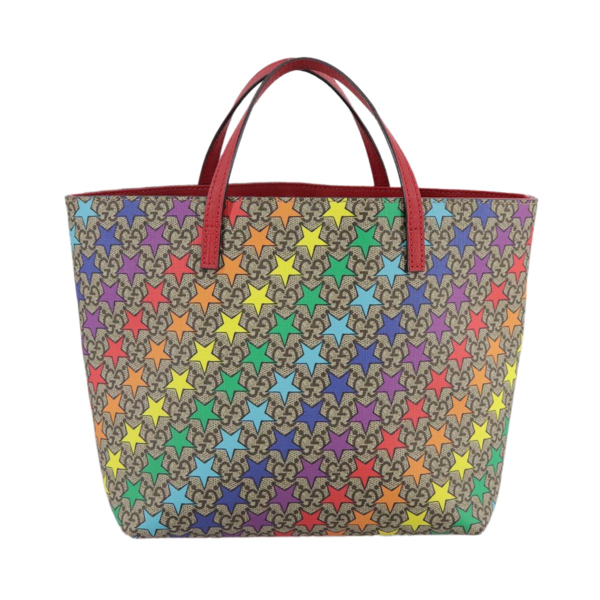 Gucci Children's Printed Coated Canvas Multicolour Canvas Tote Bag Bag (Pre-Owned)