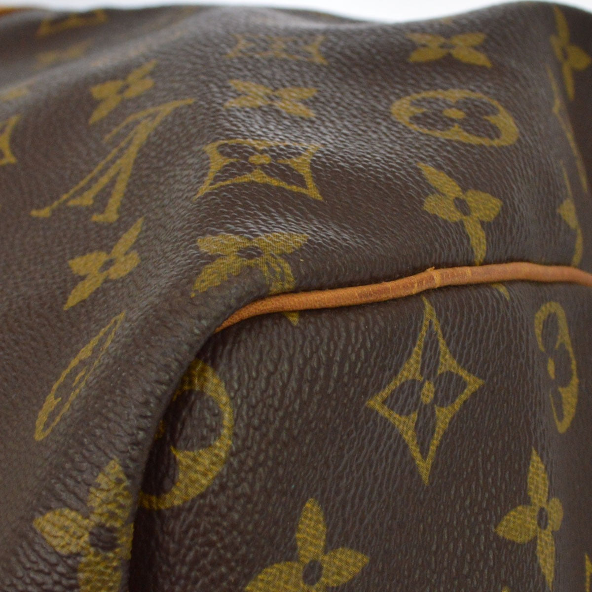 Louis Vuitton Keepall Bandouliere Monogram Canvas Brown Canvas Travel Bag Bag (Pre-Owned)