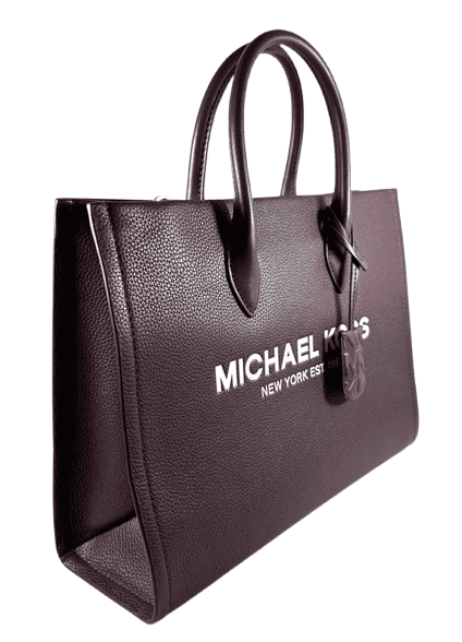 Michael Kors Women's Mirella East West Merlot Leather Shoulder Tote Bag