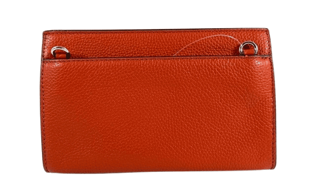 Michael Kors Valerie Medium Pebbled Leather Crossbody Clutch Bag