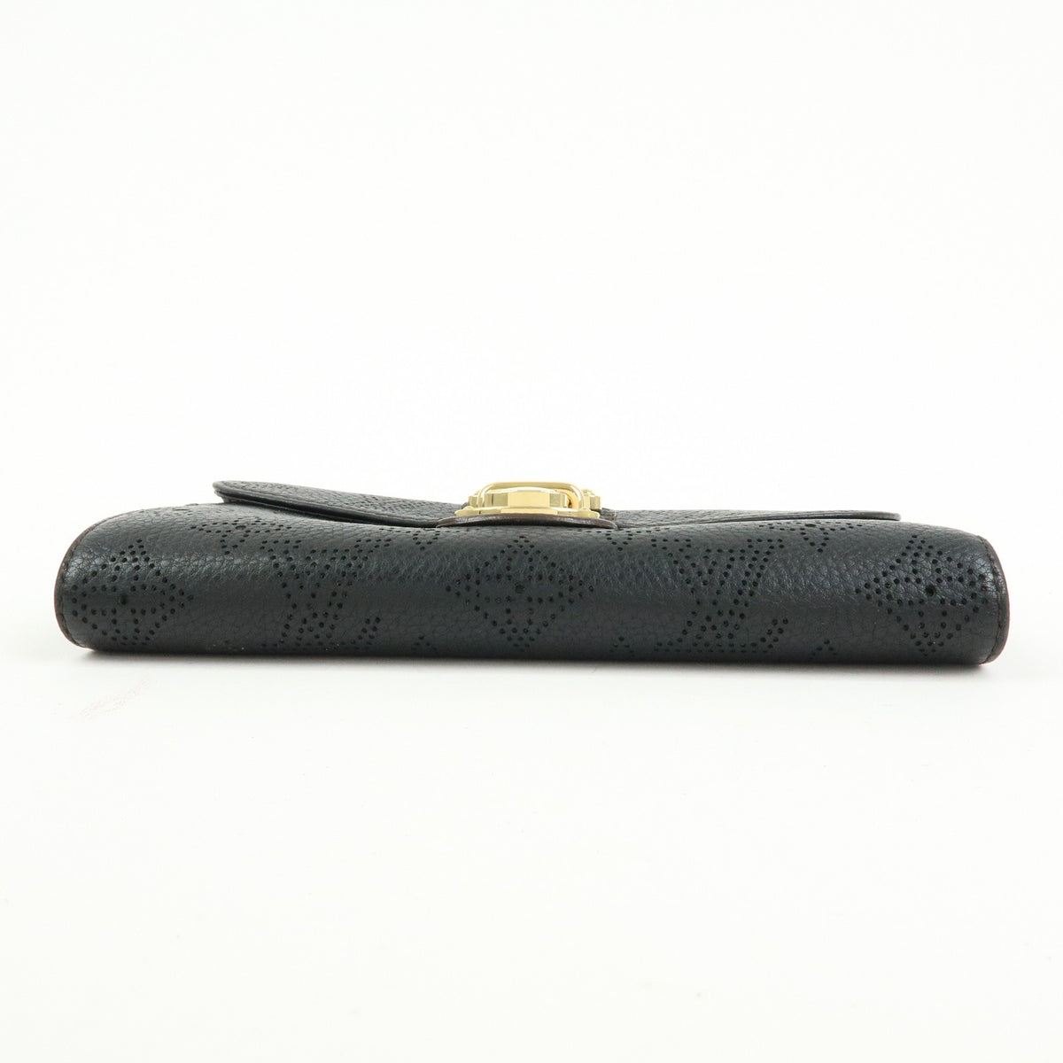 Louis Vuitton Amelia Mahina Leather Black Leather Wallets Accessory (Pre-Owned)