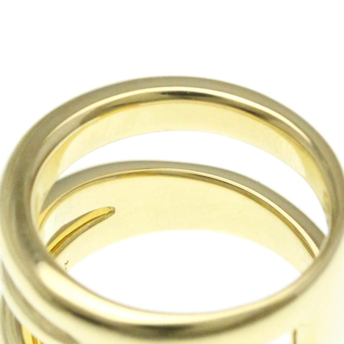Tiffany & Co. Zig Zag Band 18K Yellow Gold Gold Yellow_Gold Ring Jewelry (Pre-Owned)