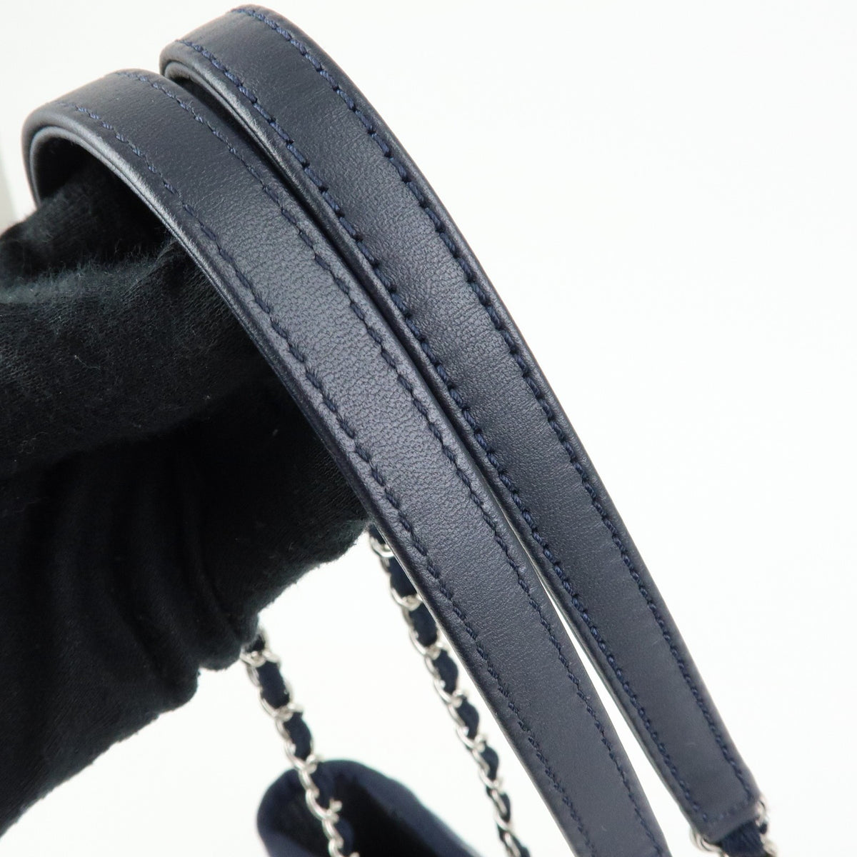 Chanel Deauville Denim Blue Denim_Jeans Tote Bag Bag (Pre-Owned)
