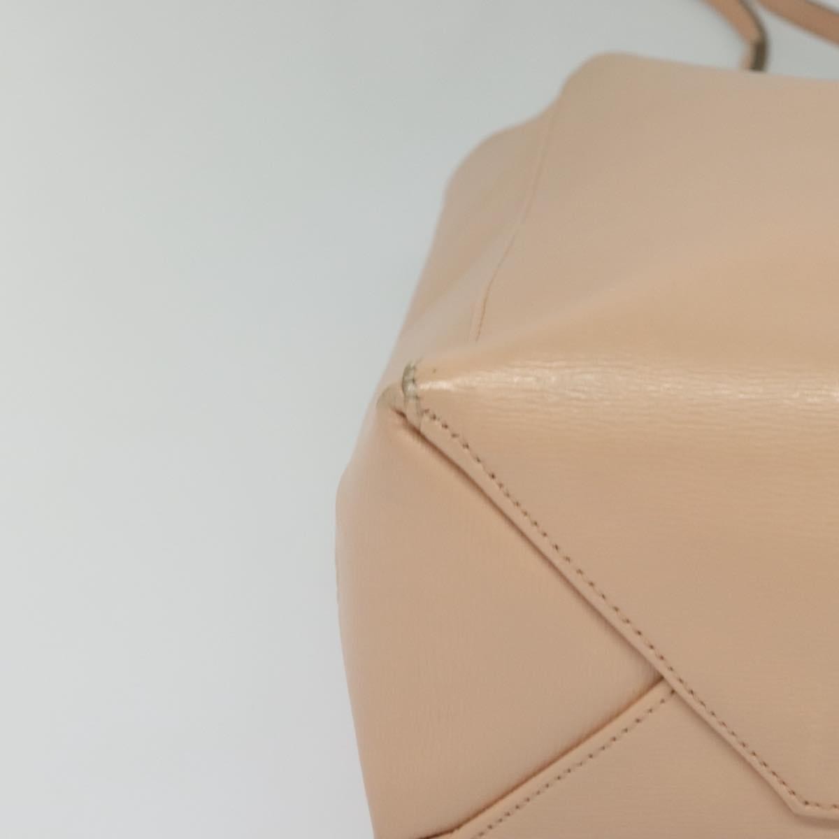 Celine Vertical Cabas Tote Leather Pink Leather Tote Bag Bag (Pre-Owned)