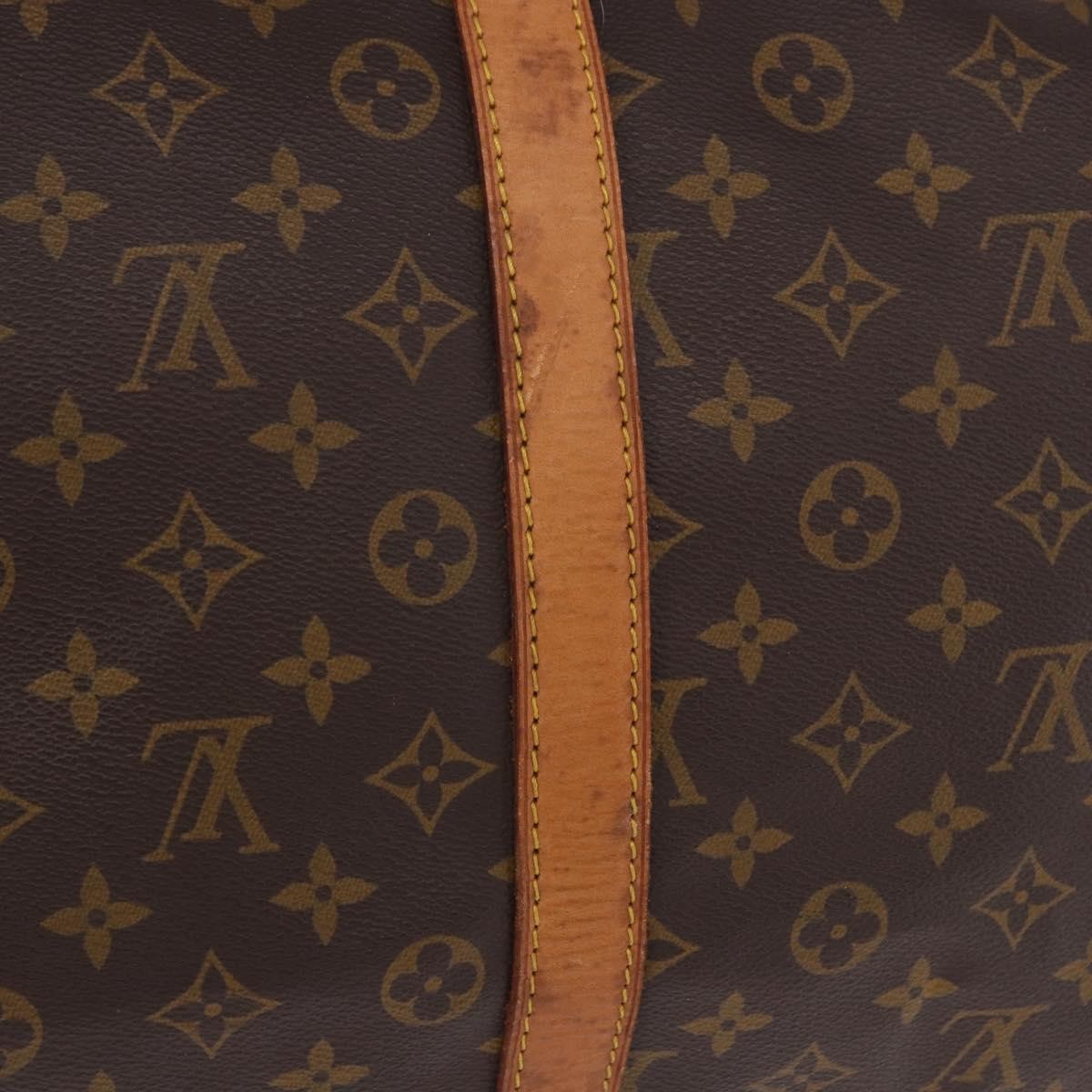 Louis Vuitton Keepall Monogram Canvas Brown Canvas Travel Bag Bag (Pre-Owned)