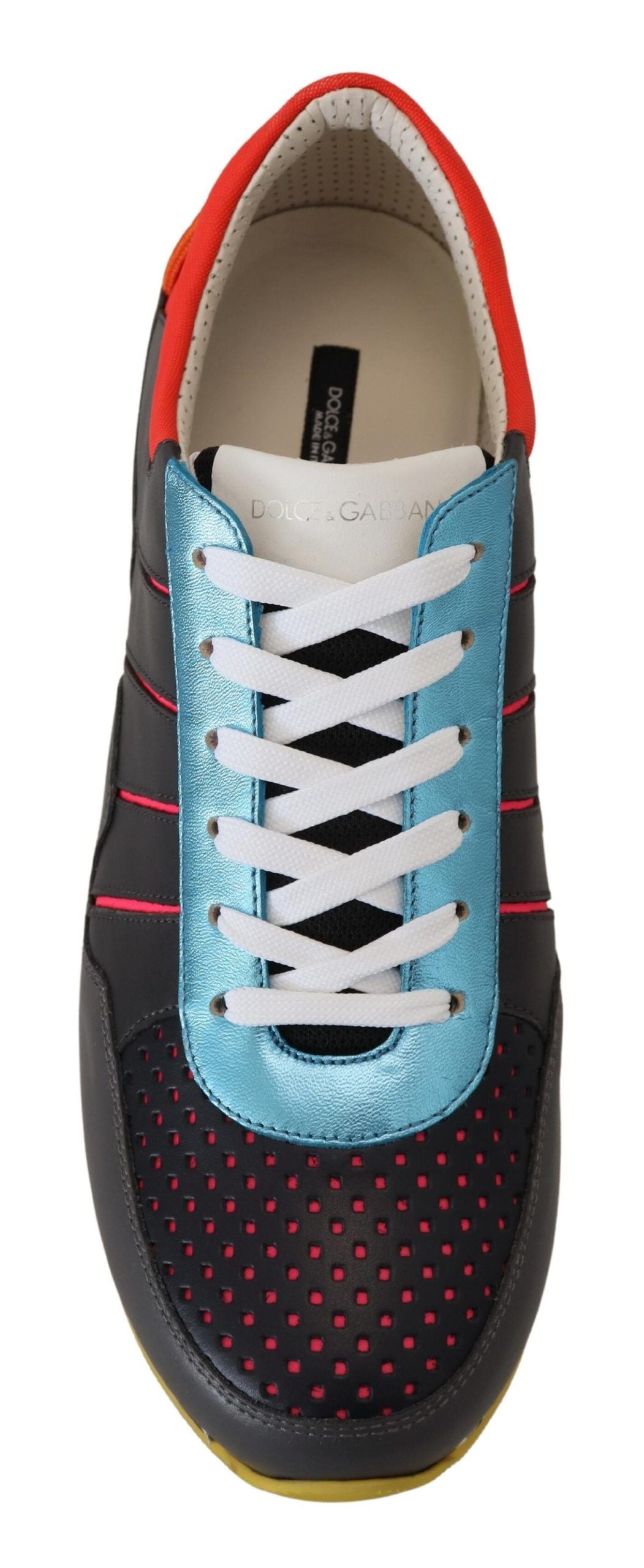 Dolce & Gabbana Multicolor Sport Low Top Shoes Men's Sneakers