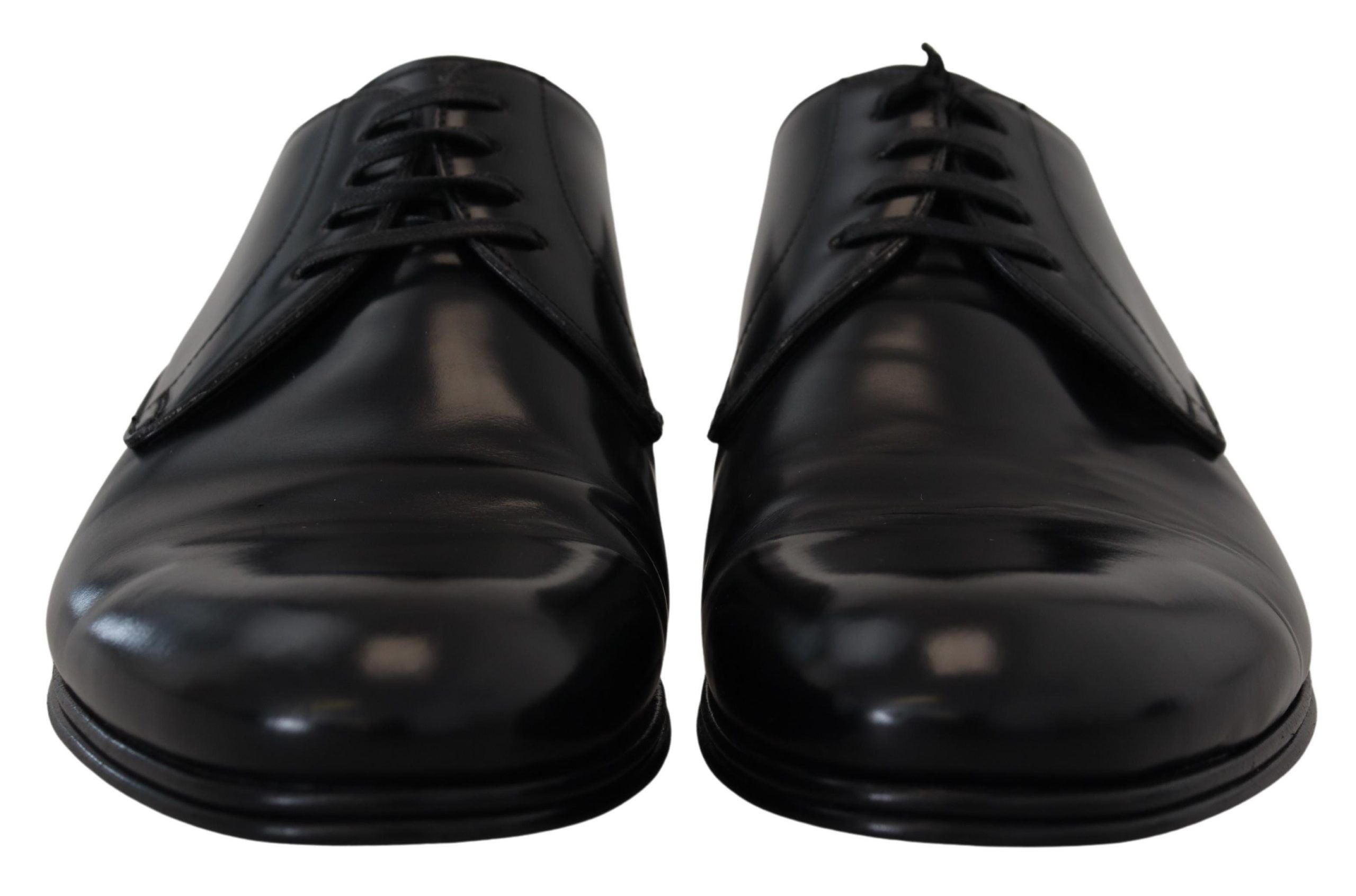 Dolce & Gabbana Black Leather Formal Dress Men's Shoes