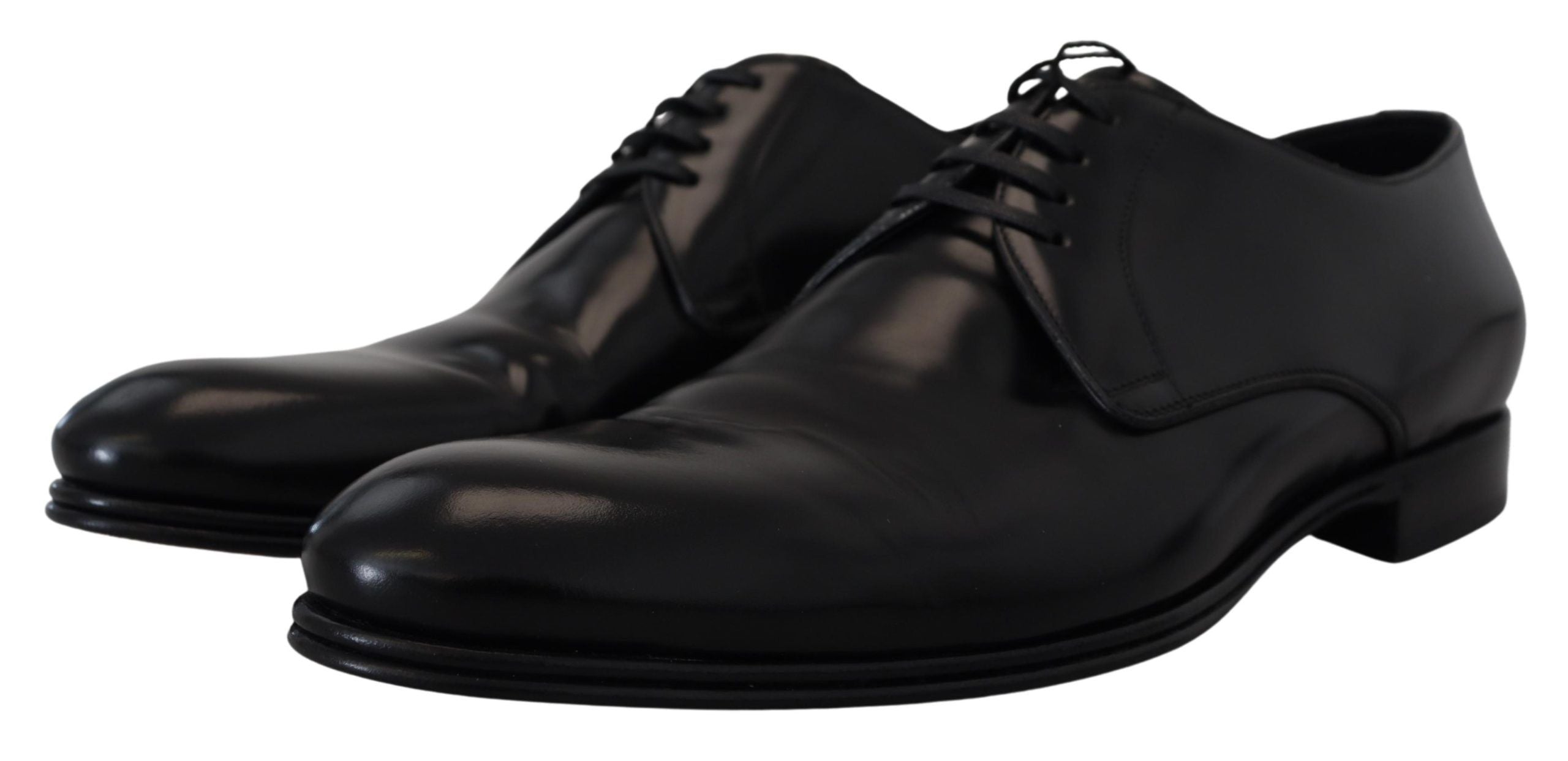 Dolce & Gabbana Black Leather Formal Dress Men's Shoes