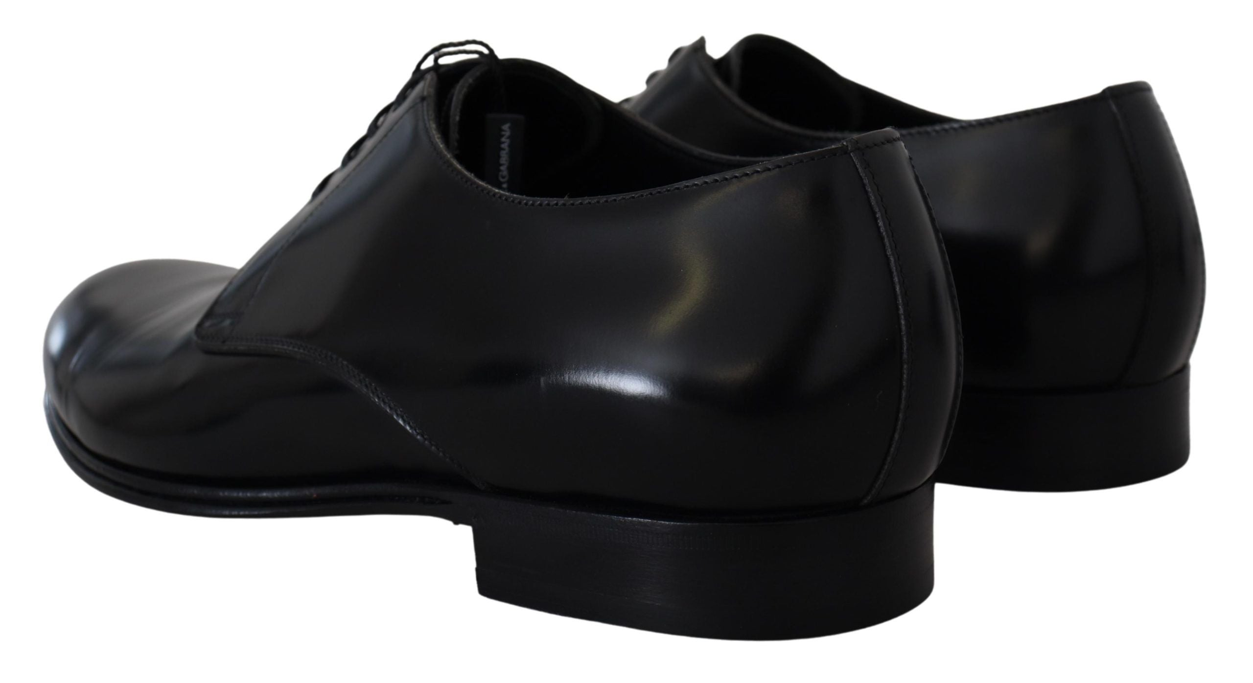 Dolce & Gabbana Black Leather Formal Dress Men's Shoes