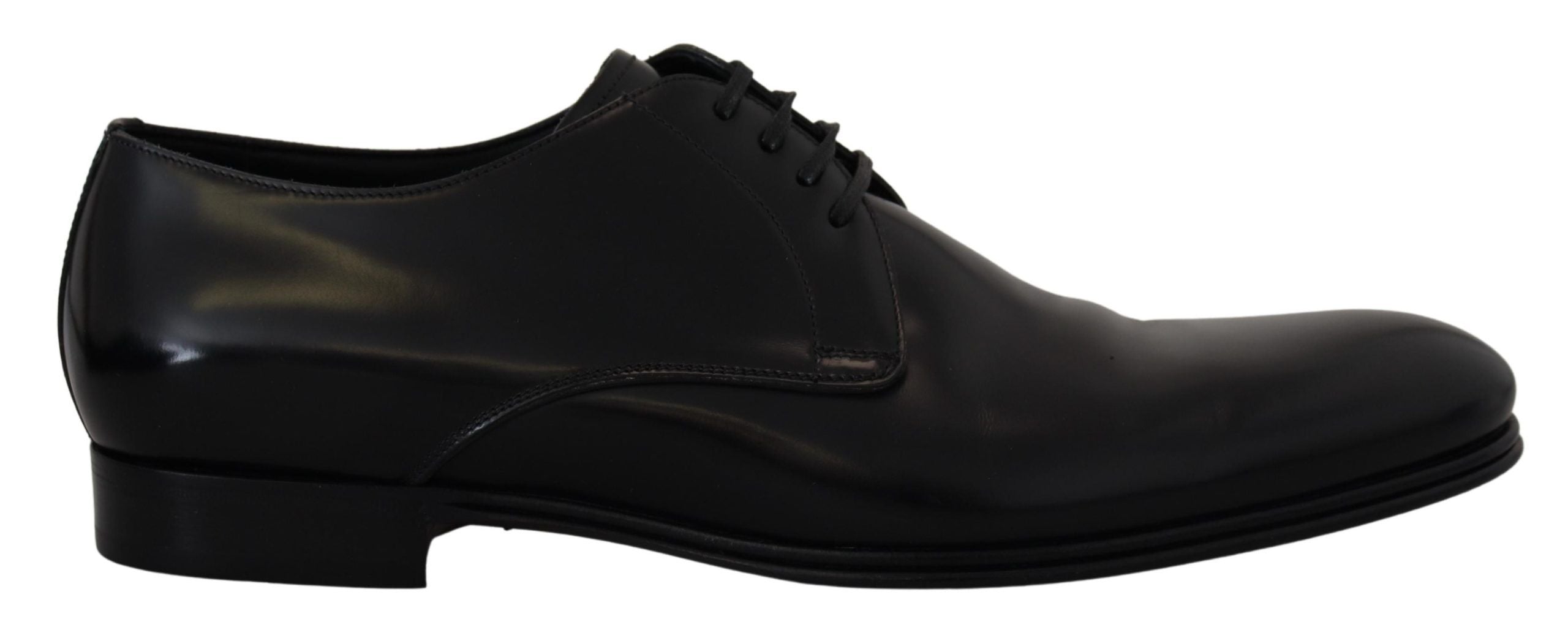 Dolce & Gabbana Black Leather Formal Dress Men's Shoes