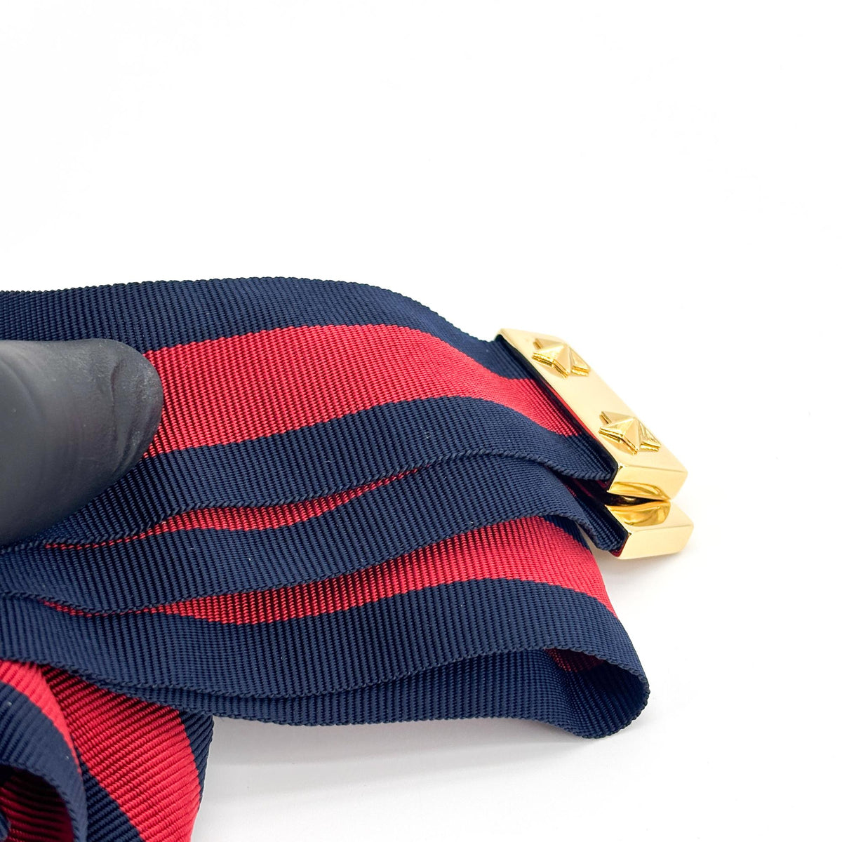 Gucci Sylvie Leather Navy Leather Shoulder Bag Bag (Pre-Owned)