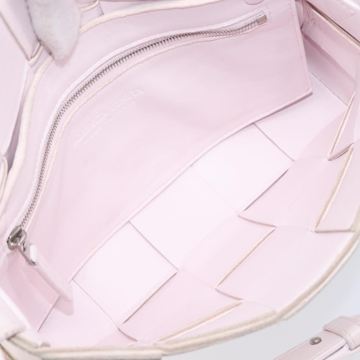 Bottega Veneta Cassette Maxi Intrecciato Leather Pink Leather Crossbody Bag Bag (Pre-Owned)