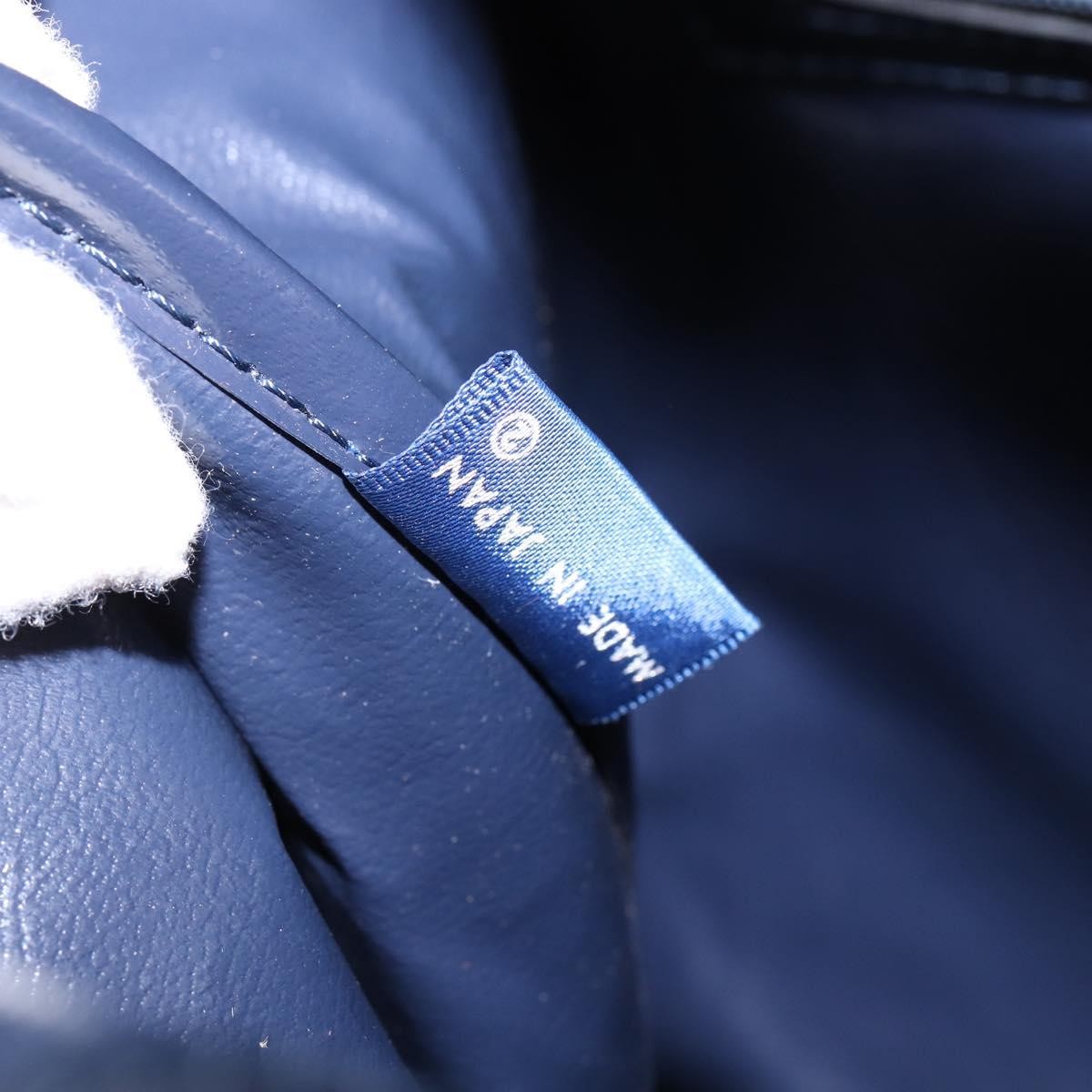 Celine C Sulky Canvas Navy Canvas Handbag (Pre-Owned)