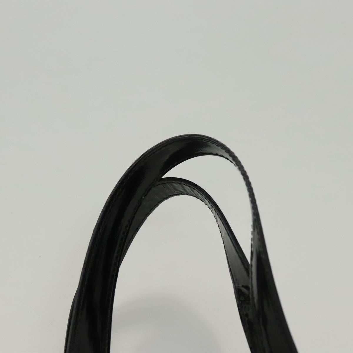 Salvatore Ferragamo Vala Patent Leather Black Patent_Leather Shoulder Bag Bag (Pre-Owned)