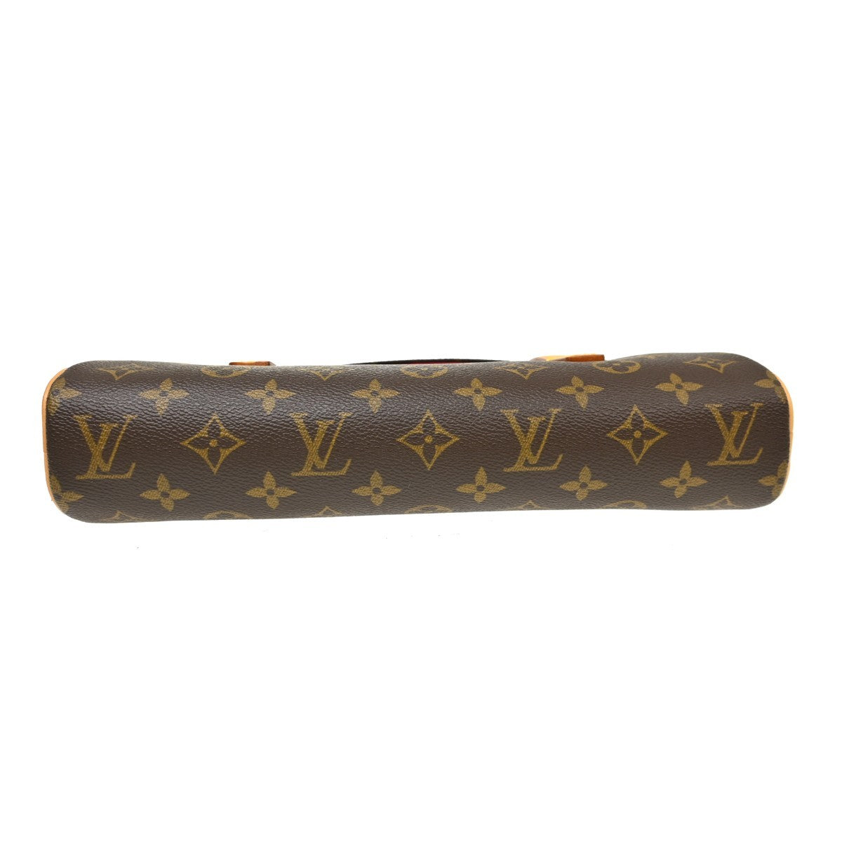 Louis Vuitton Sonatine Monogram Canvas Brown Canvas Handbag (Pre-Owned)