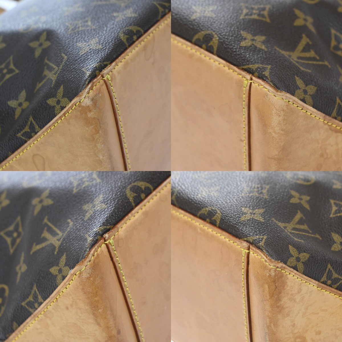 Louis Vuitton Cabas Piano Monogram Canvas Brown Canvas Tote Bag Bag (Pre-Owned)