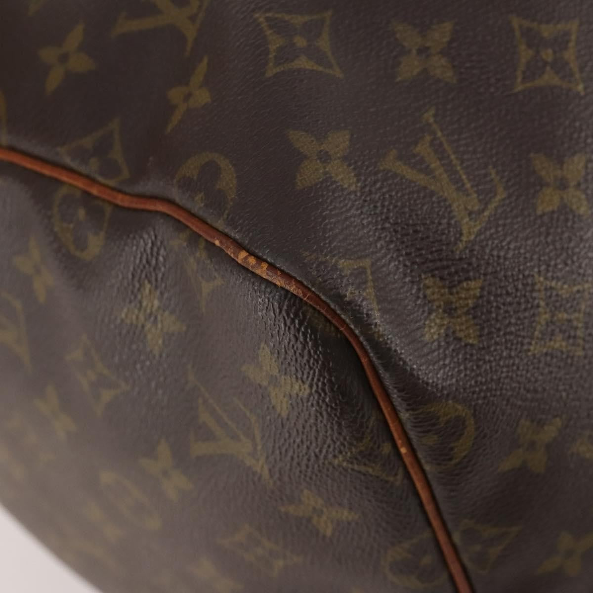 Louis Vuitton Keepall Bag Monogram Canvas Brown Canvas Travel Bag Bag (Pre-Owned)