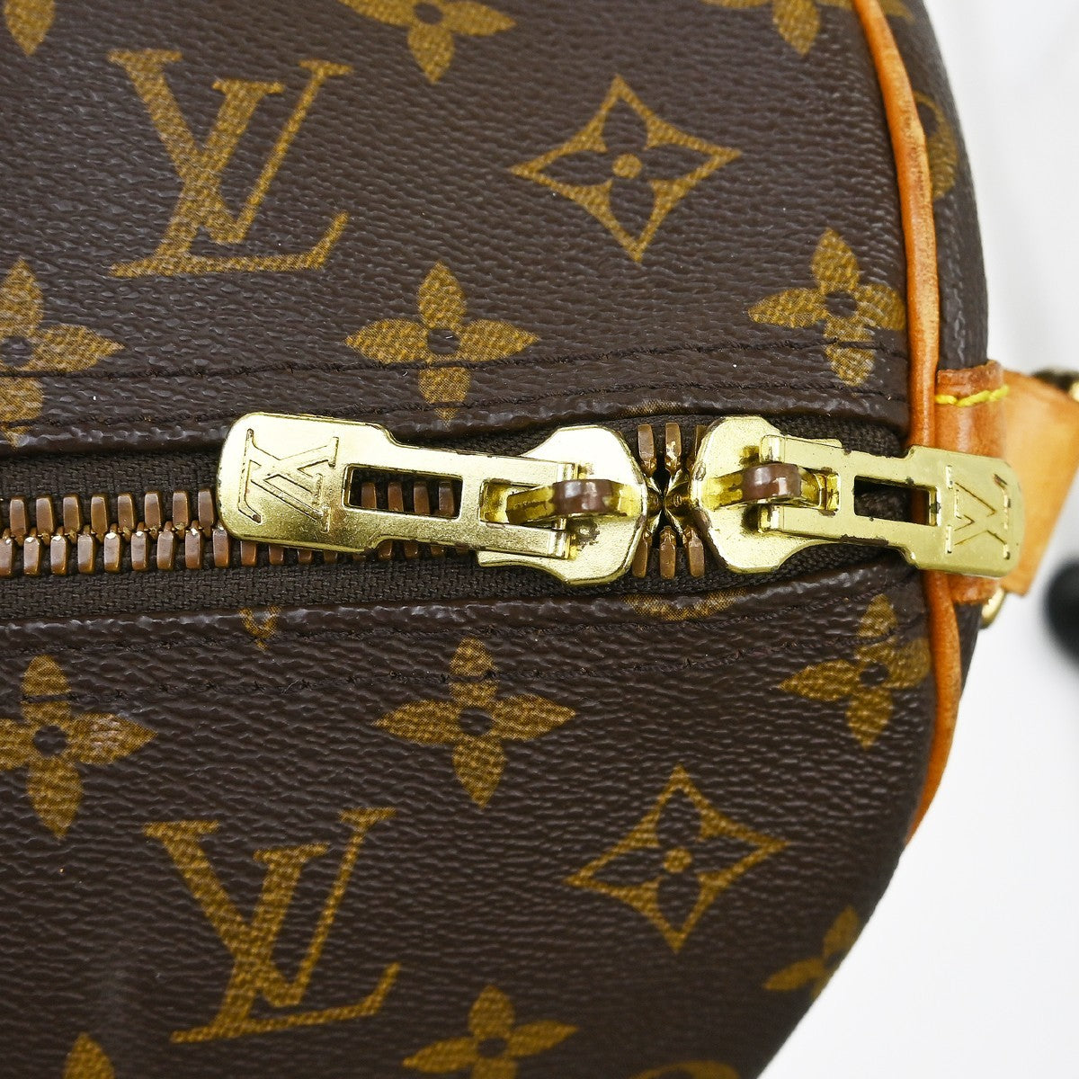 Louis Vuitton Keepall Bandouliere Monogram Canvas Brown Canvas Travel Bag Bag (Pre-Owned)