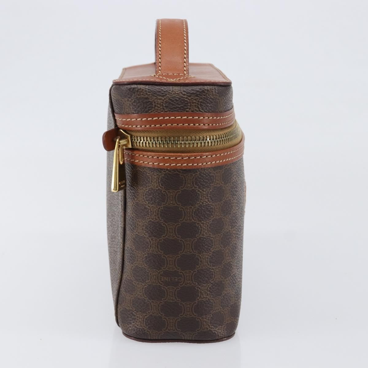 Celine Macadam Vanity Canvas Brown Canvas Clutche & Pouche Bag (Pre-Owned)