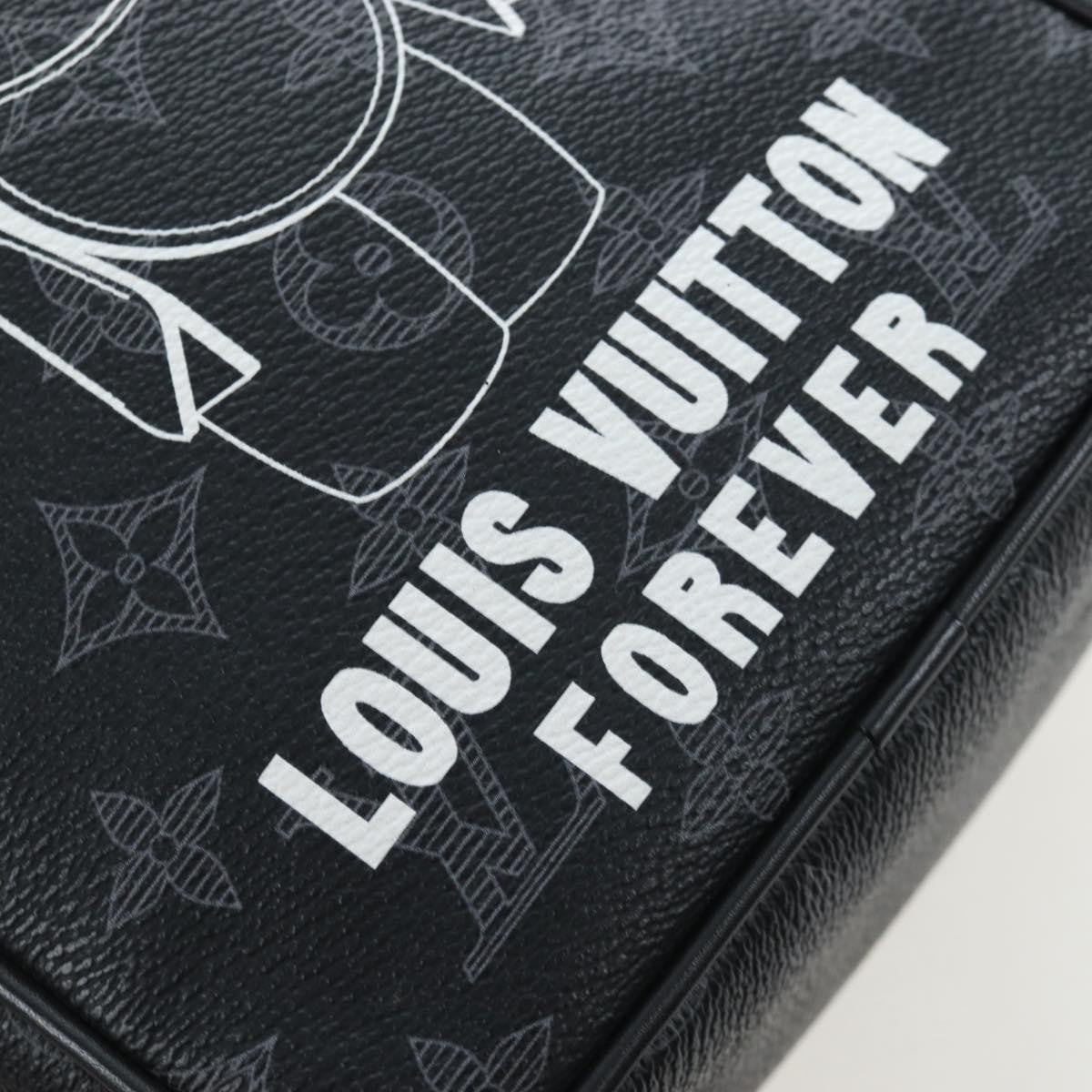 Louis Vuitton Danube Limited Edition Vivienne Monogram Eclipse Black Canvas Shoulder Bag Bag (Pre-Owned)