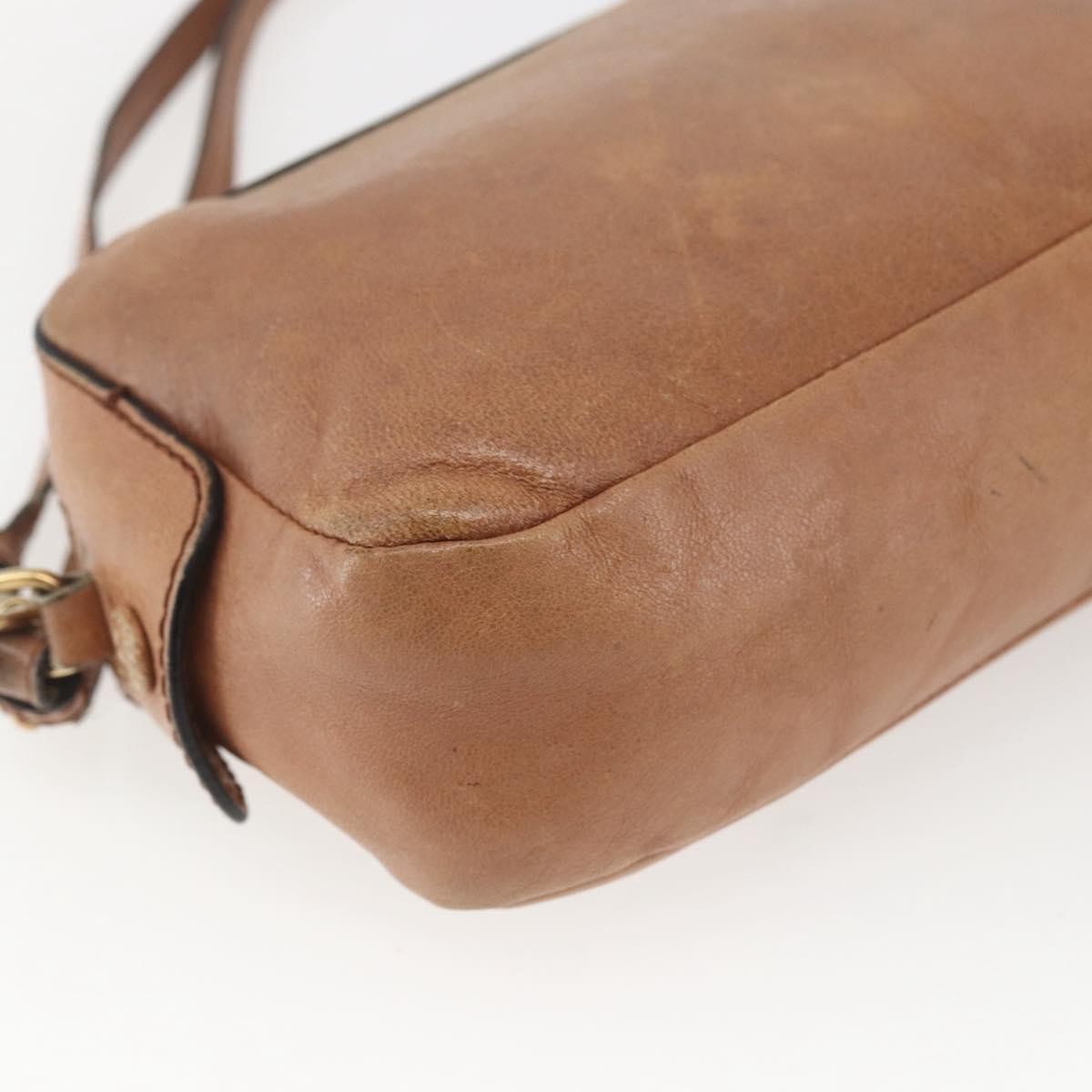 Chloe Vintage Leather Brown Leather Shoulder Bag Bag (Pre-Owned)