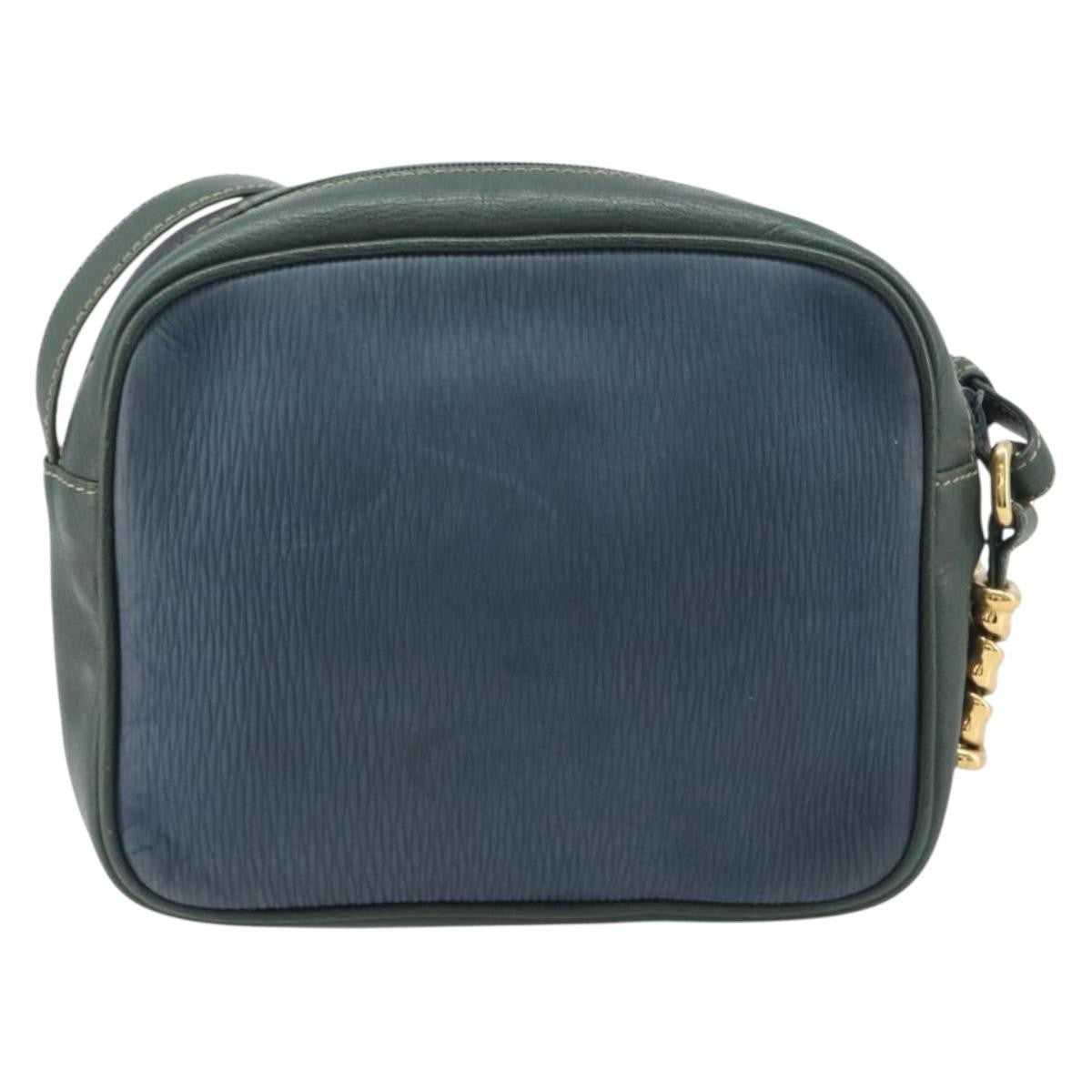 Loewe Velazquez Shoulderbag Leather Green Leather Shoulder Bag Bag (Pre-Owned)