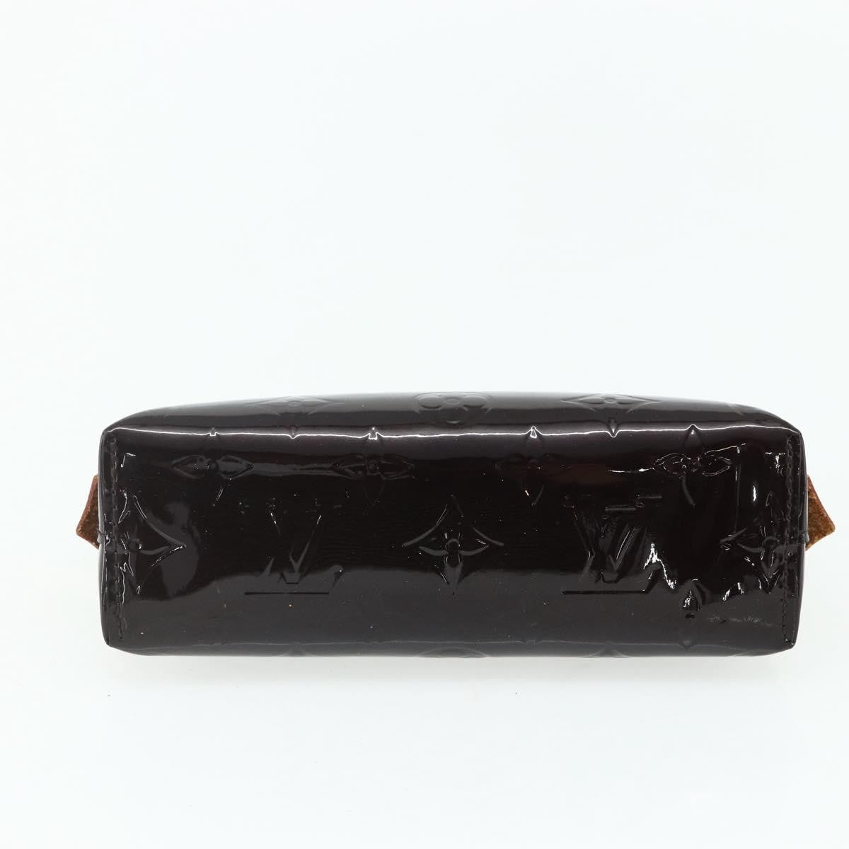 Louis Vuitton Cosmetic Monogram Vernis Burgundy Patent_Leather Toiletry Case Accessory (Pre-Owned)