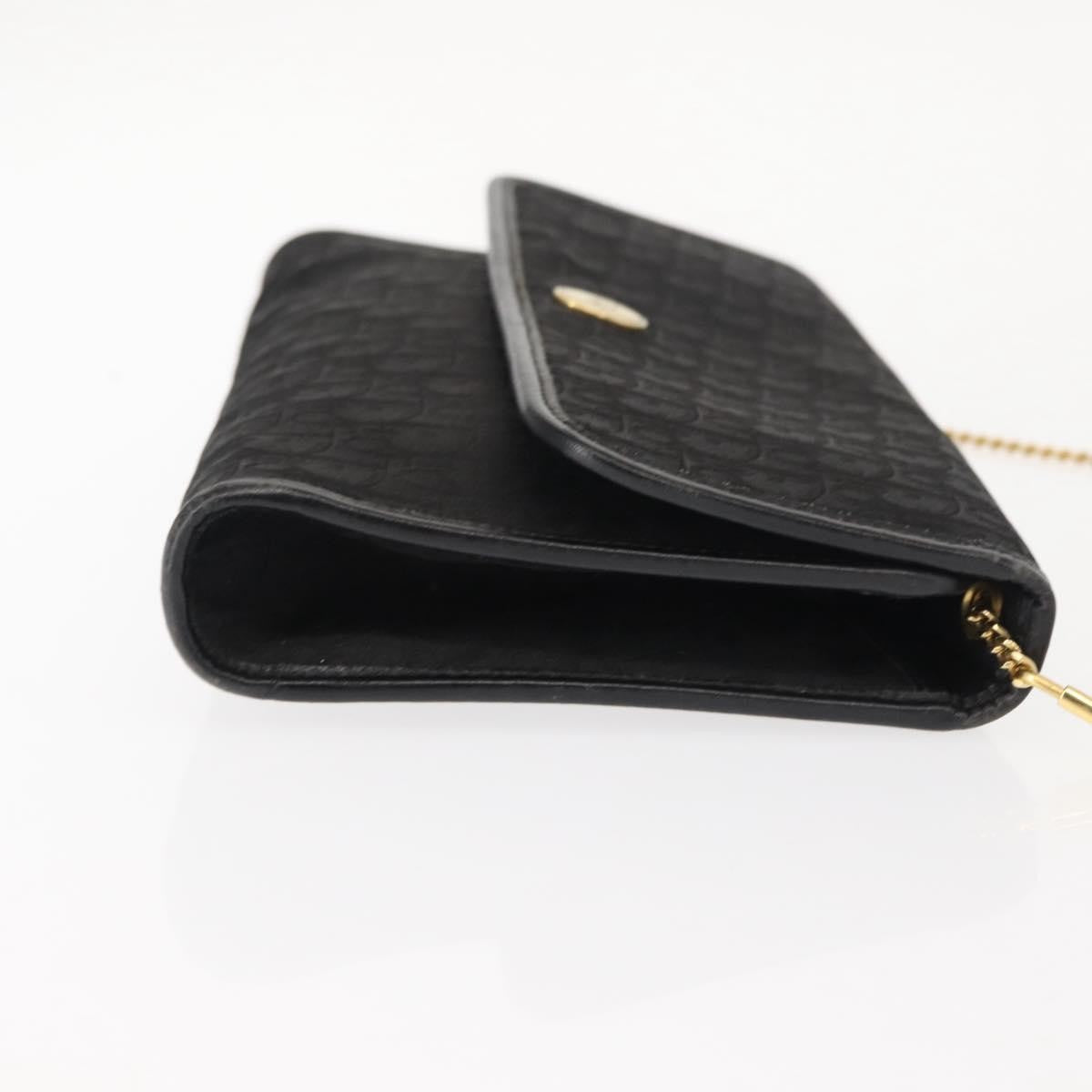 Christian Dior Trotter Shoulder Canvas Black Canvas Shoulder Bag Bag (Pre-Owned)