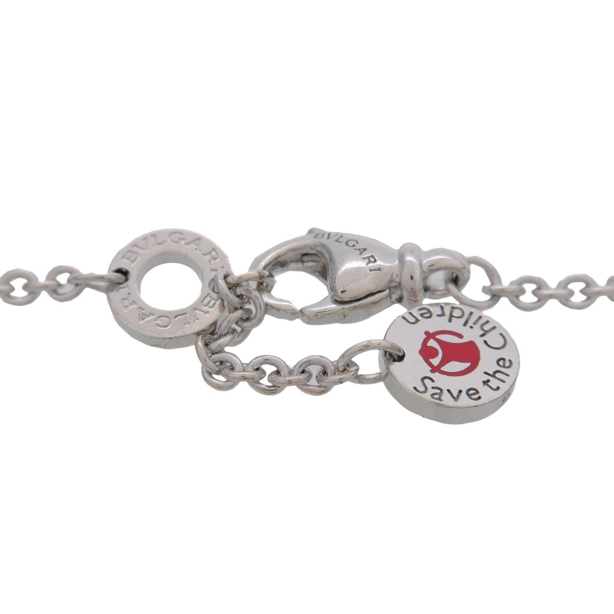 Bvlgari B.Zero1 Save The Children Soft Sterling Silver With Ceramic Silver Silver Bracelet Jewelry (Pre-Owned)