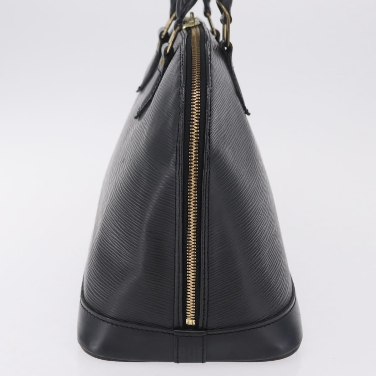 Louis Vuitton Alma Epi Leather Black Leather Handbag (Pre-Owned)