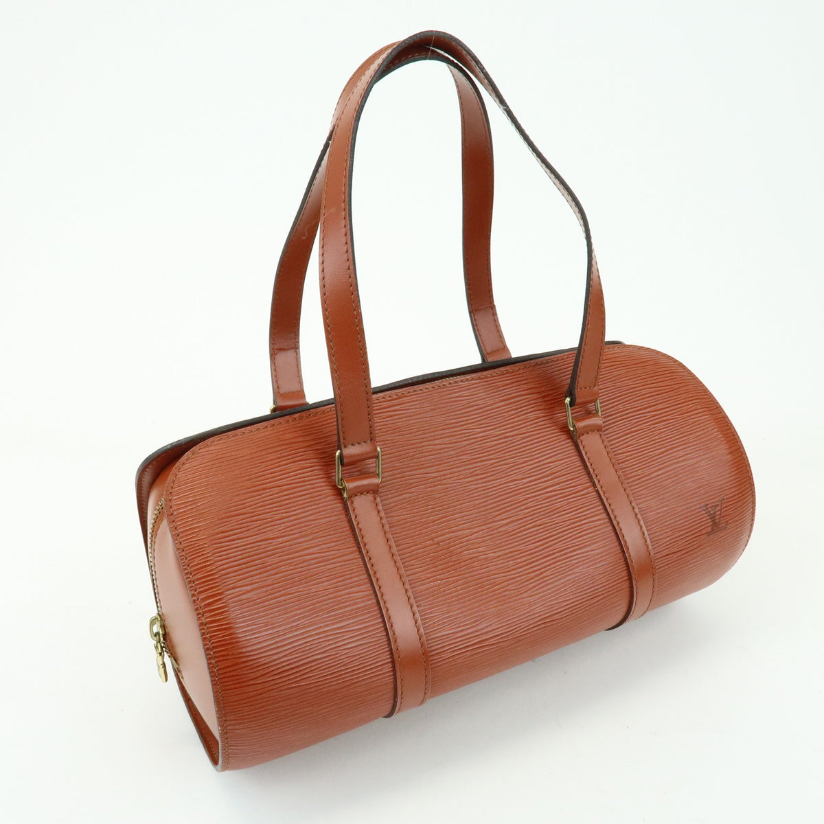 Louis Vuitton Soufflot Epi Leather Brown Leather Tote Bag Bag (Pre-Owned)