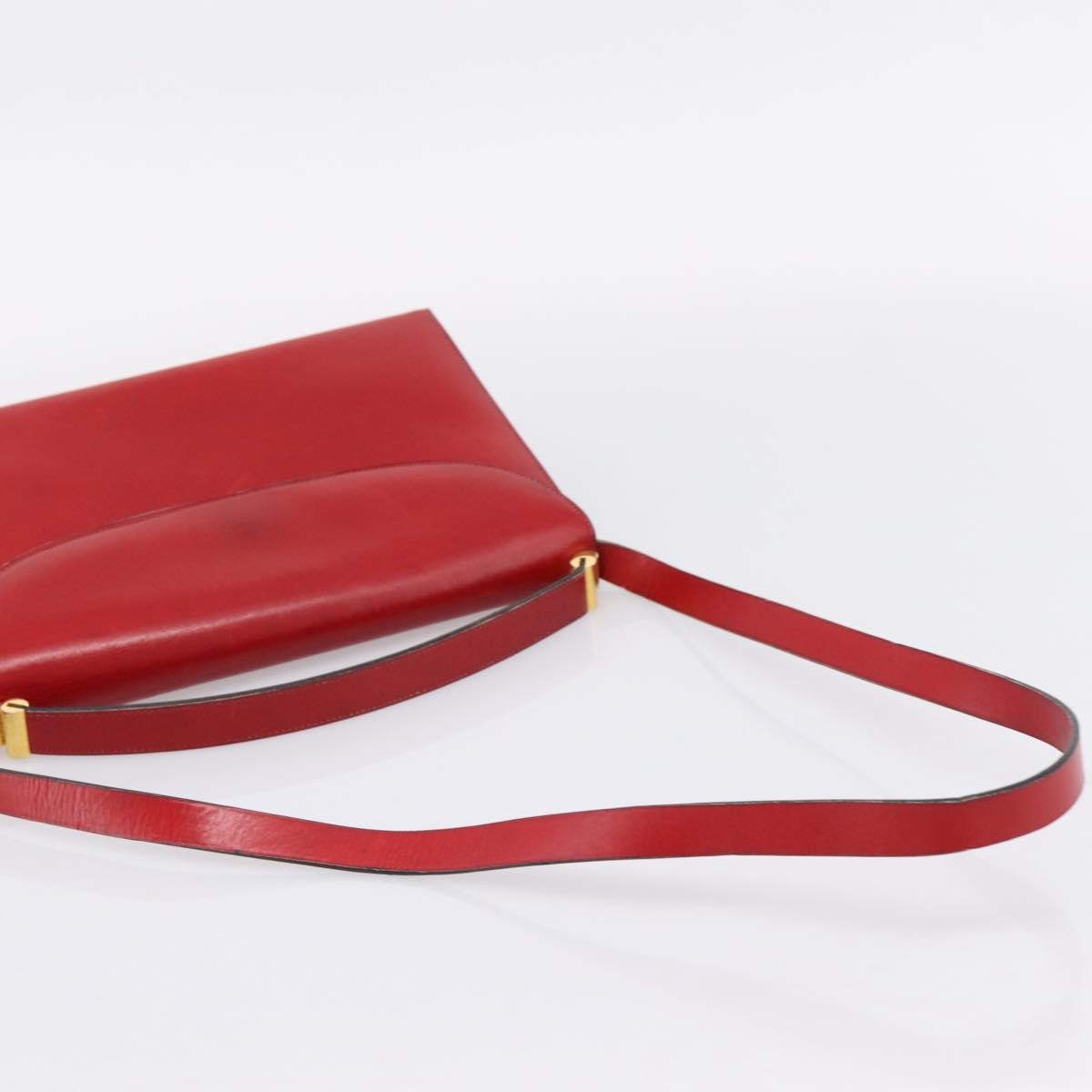 Christian Dior Handbag Leather Red Leather Handbag (Pre-Owned)