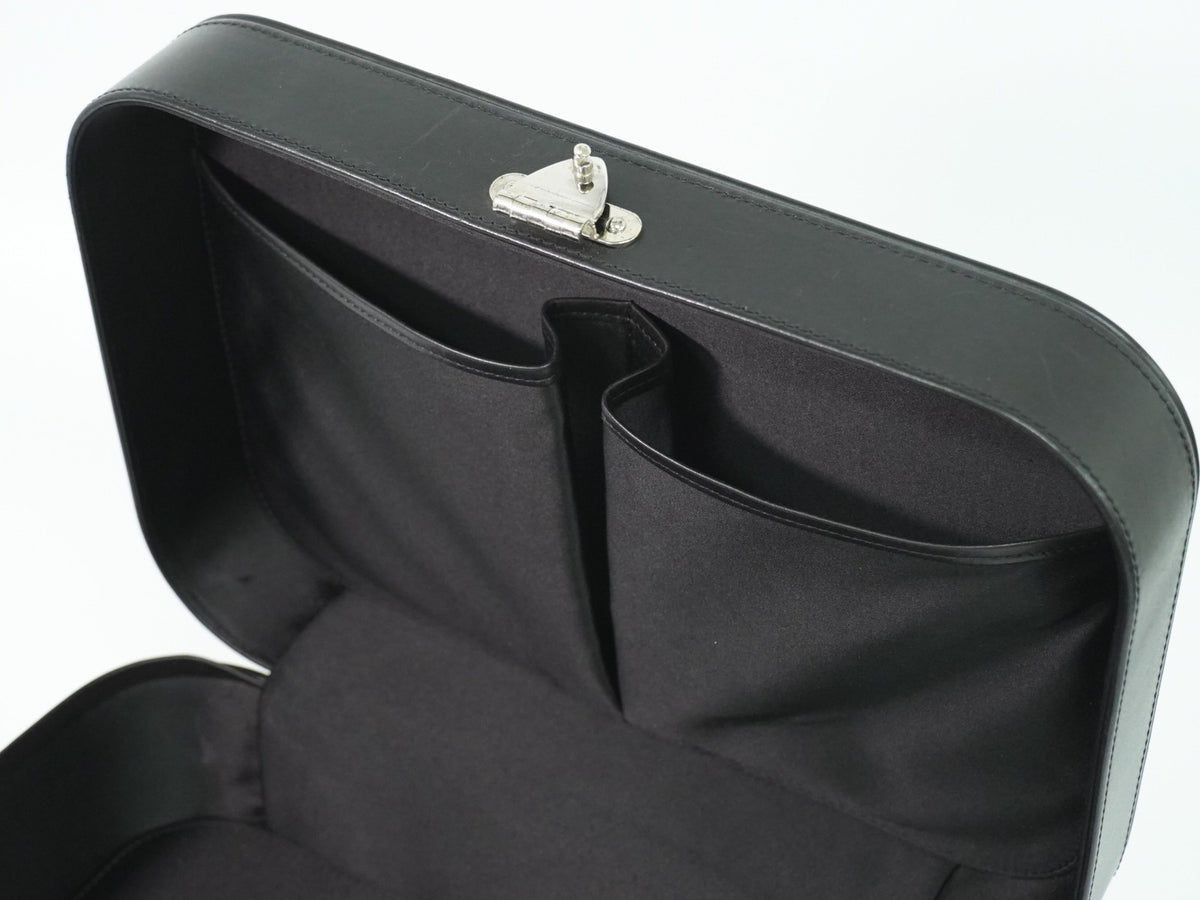 Louis Vuitton Valisette Monogram Glace Leather Black Patent_Leather Handbag (Pre-Owned)