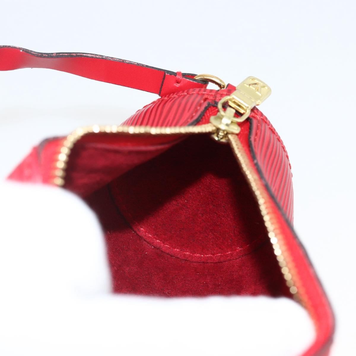 Louis Vuitton Soufflot Pochette Epi Leather Red Leather Clutche & Pouche Bag (Pre-Owned)