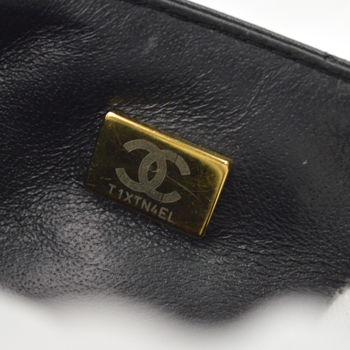 Chanel Classic Single Flap Quilted Lambskin Black Leather Shoulder Bag Bag (Pre-Owned)