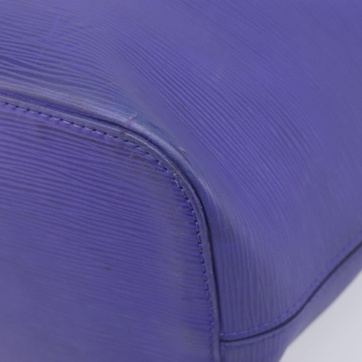 Louis Vuitton Neverfull Epi Leather Purple Leather Tote Bag Bag (Pre-Owned)