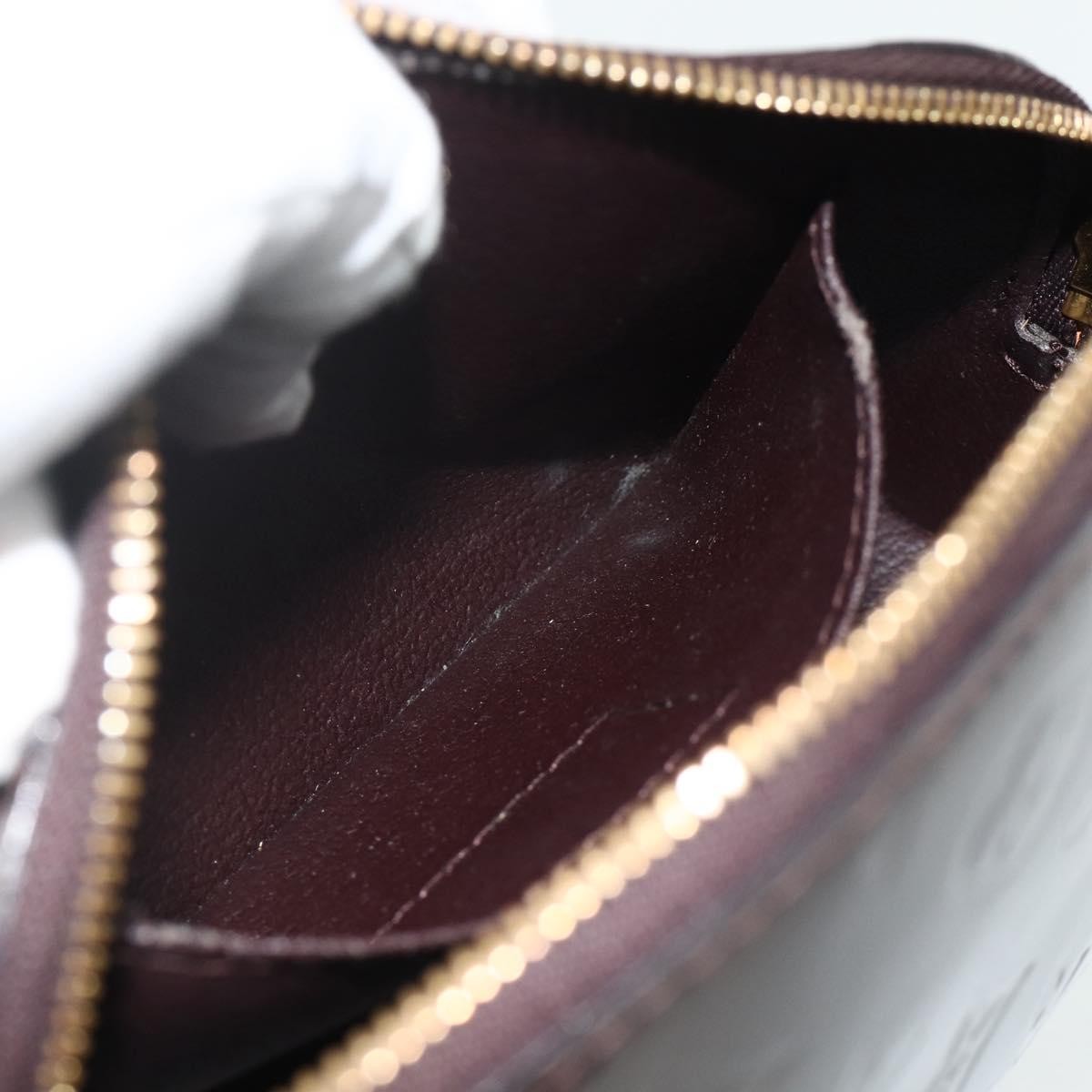 Louis Vuitton Cosmetic Monogram Vernis Burgundy Patent_Leather Toiletry Case Accessory (Pre-Owned)