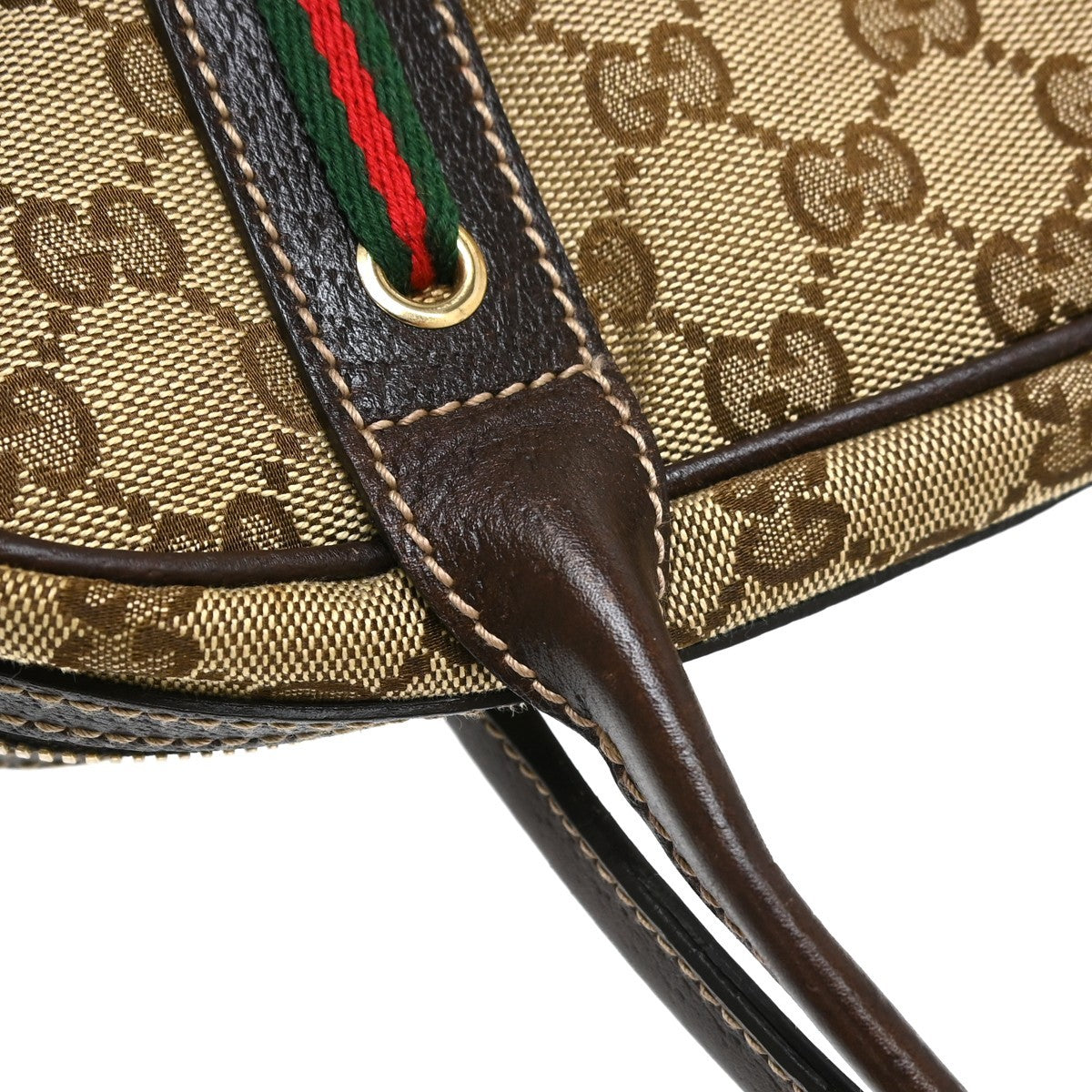 Gucci Princy Boston Bag (Outlet) Gg Coated Canvas Beige Canvas Tote Bag Bag (Pre-Owned)