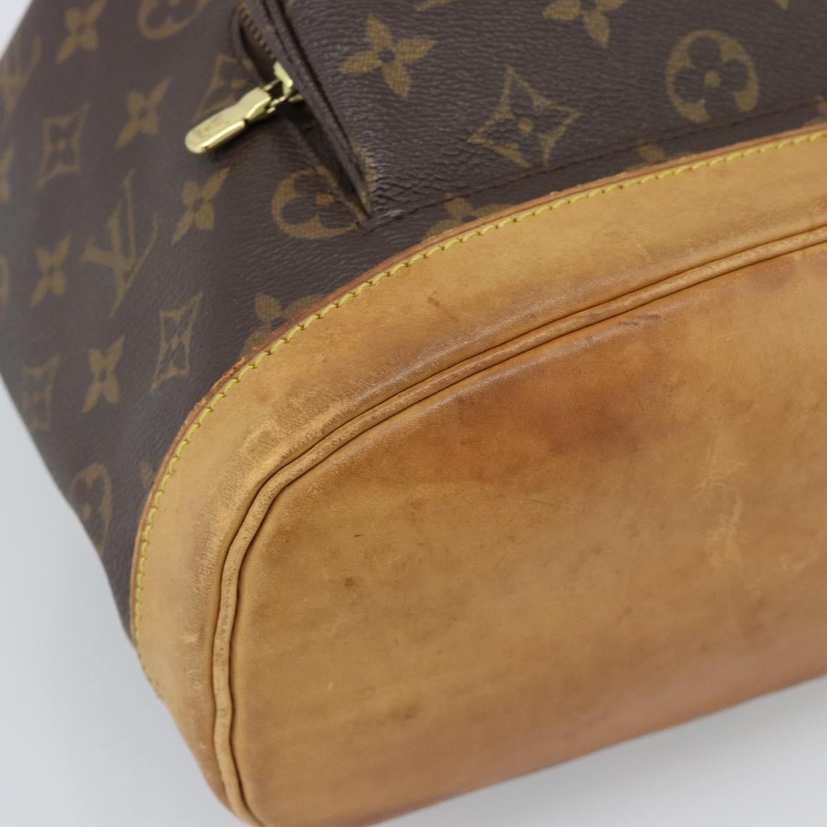 Louis Vuitton Vintage Montsouris Monogram Canvas Brown Canvas Backpack Bag (Pre-Owned)