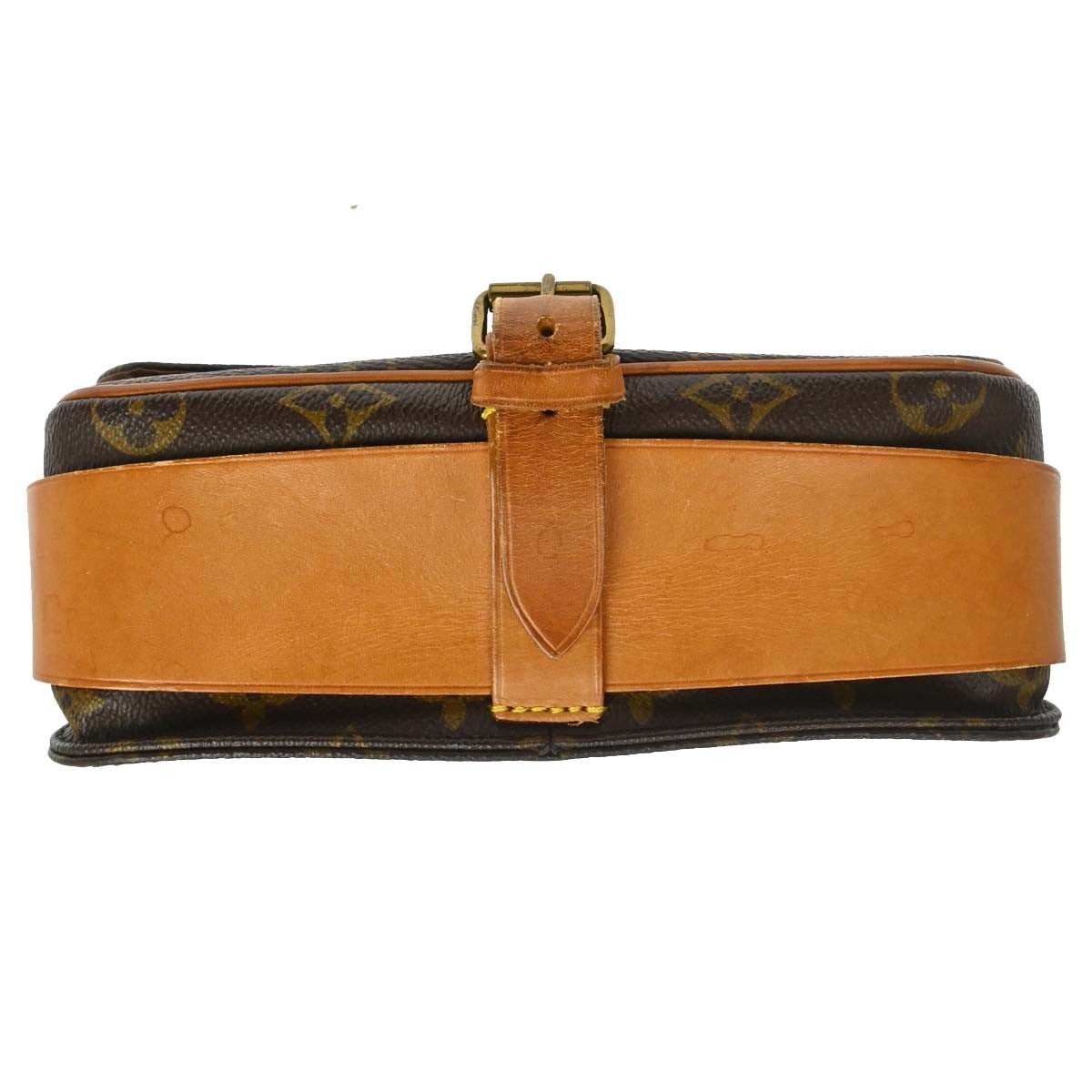 Louis Vuitton Cartouchiere Monogram Canvas Brown Canvas Handbag (Pre-Owned)