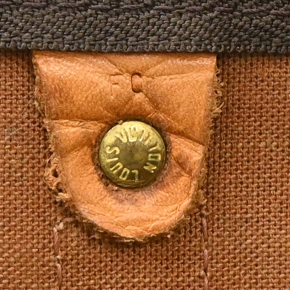 Louis Vuitton Keepall Bandouliere Monogram Canvas Brown Canvas Travel Bag Bag (Pre-Owned)