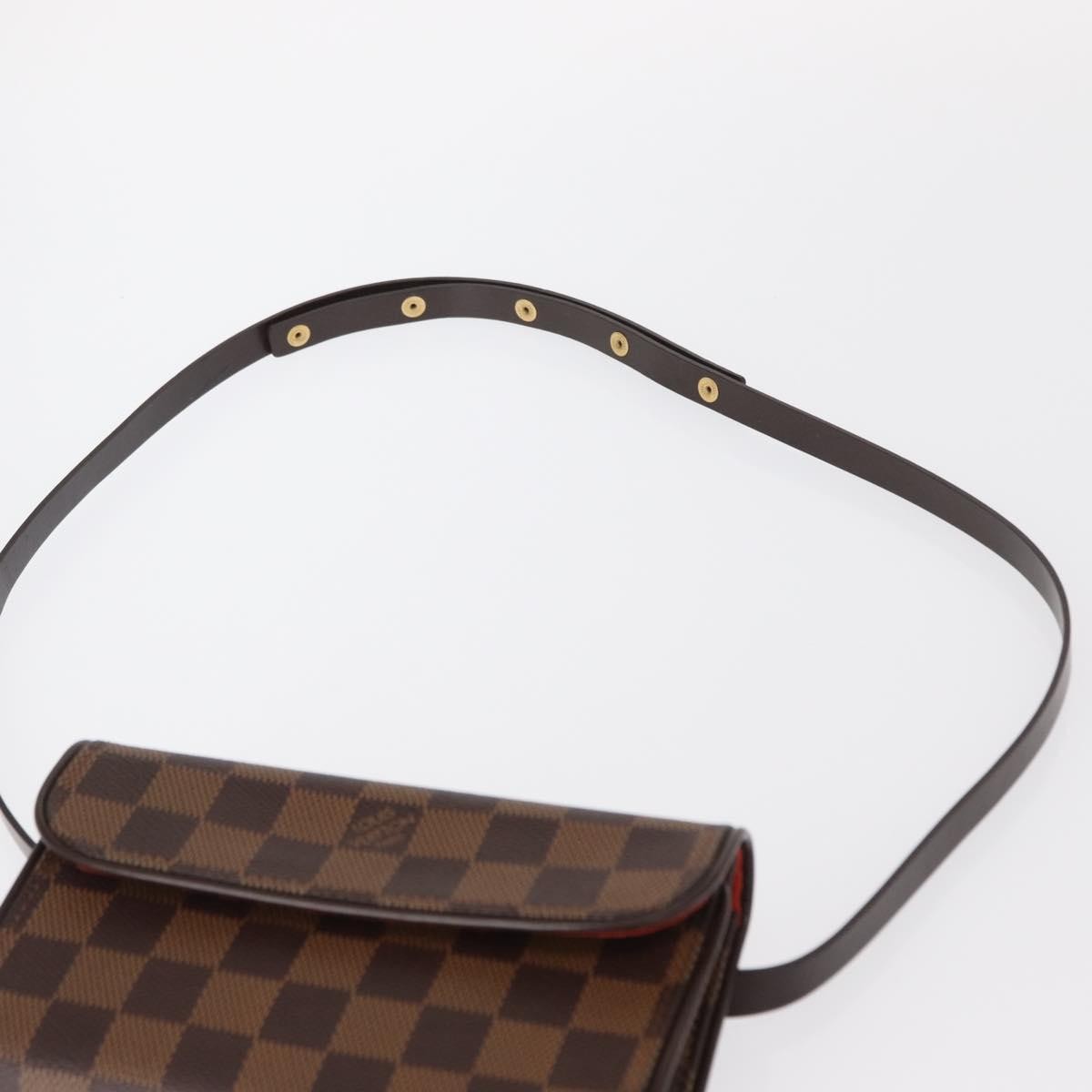 Louis Vuitton Florentine Waist Monogram Canvas Brown Canvas Clutche & Pouche Bag (Pre-Owned)
