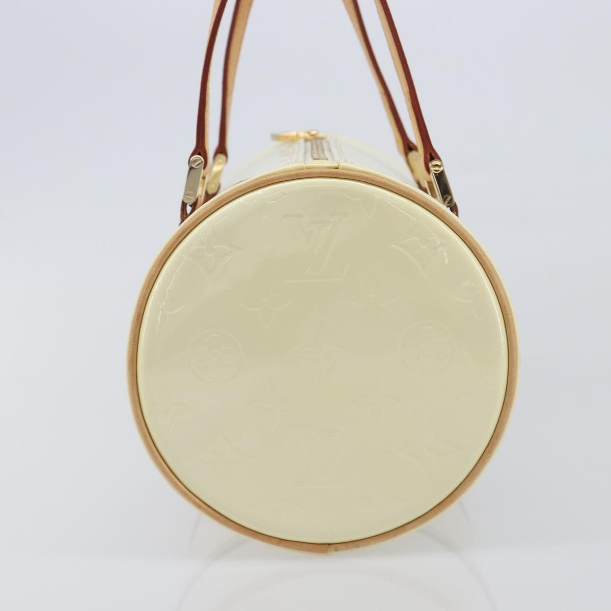 Louis Vuitton Bedford Monogram Vernis Beige Patent_Leather Handbag (Pre-Owned)