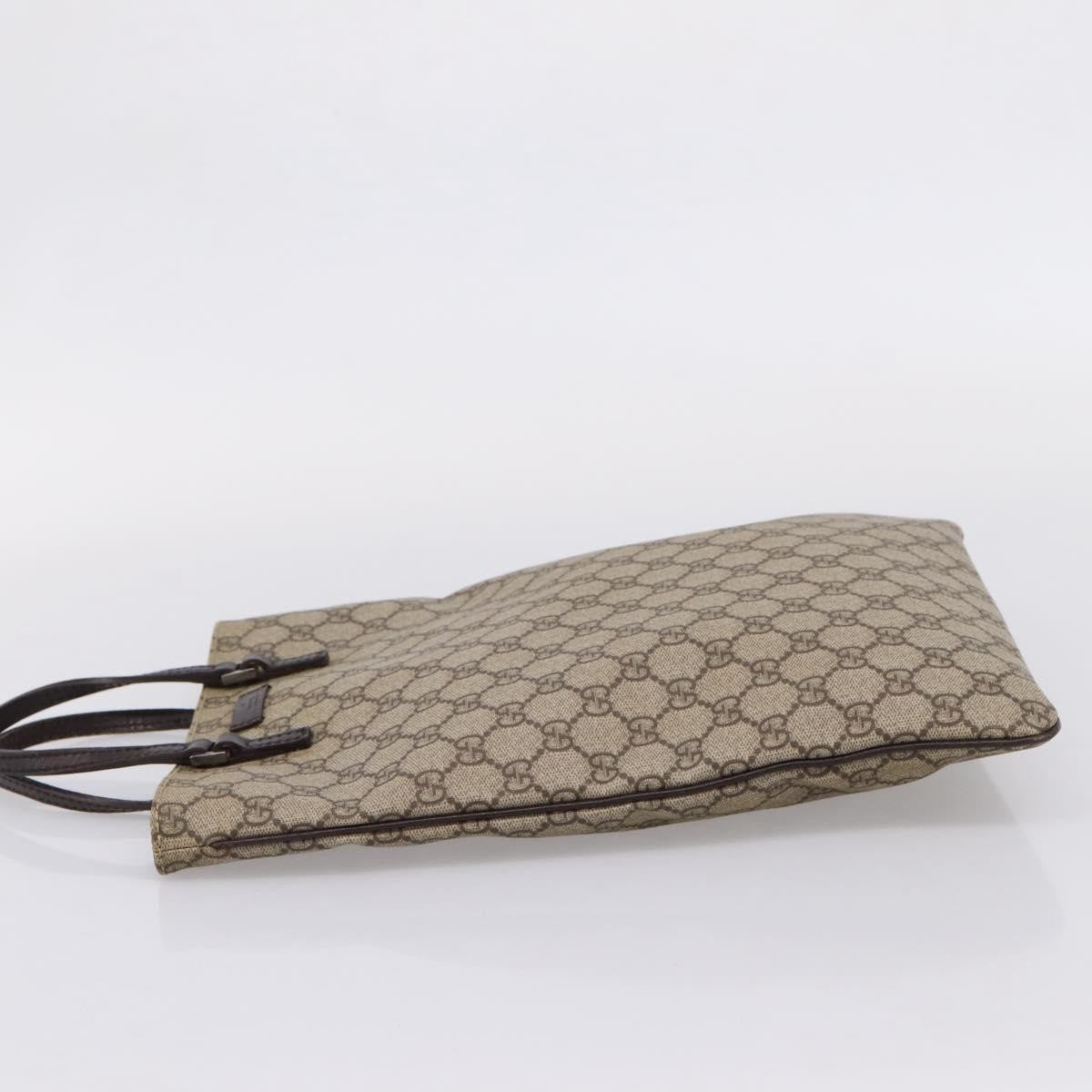 Gucci Joy Plus Flat Gg Coated Canvas Beige Canvas Tote Bag Bag (Pre-Owned)