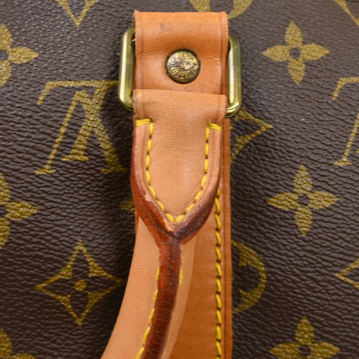 Louis Vuitton Keepall Monogram Canvas Brown Canvas Travel Bag Bag (Pre-Owned)